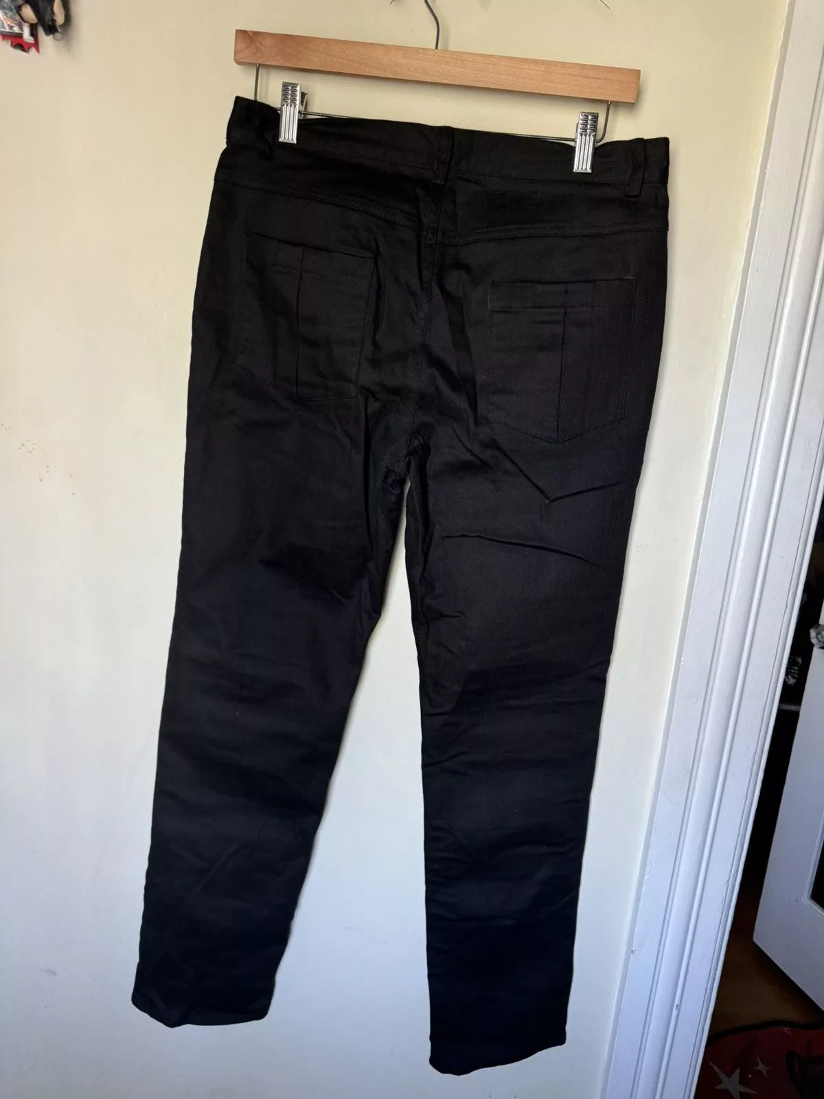 Other Denim Other Black Jeans with leather armor panels
