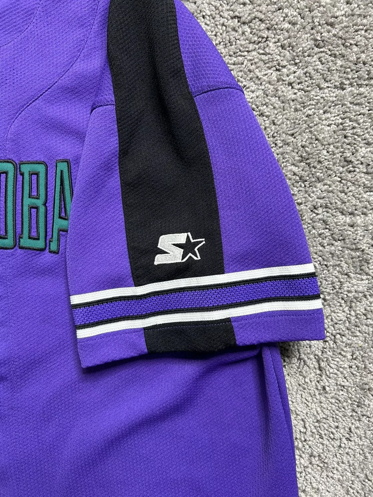 MLB Jerseys MLB × Starter × Vintage Vintage 80s MLB Starter Diamondbacks Baseball Jersey Purple