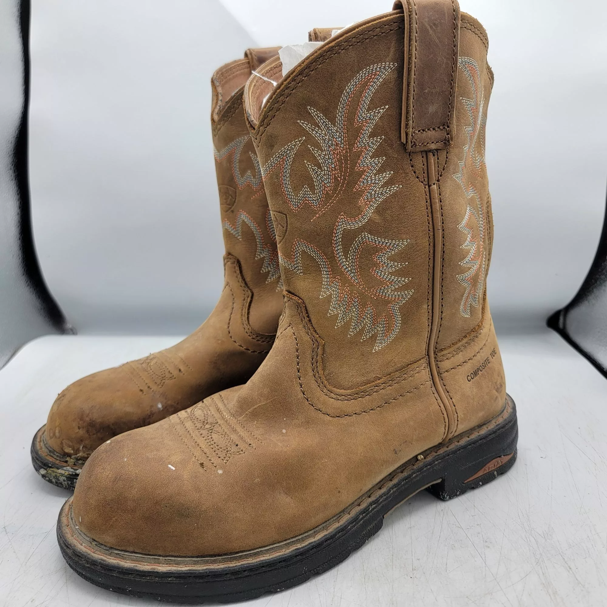 Ariat Boots Ariat Tracey Womens 6 Brown Composite Toe Work Boots Casual
