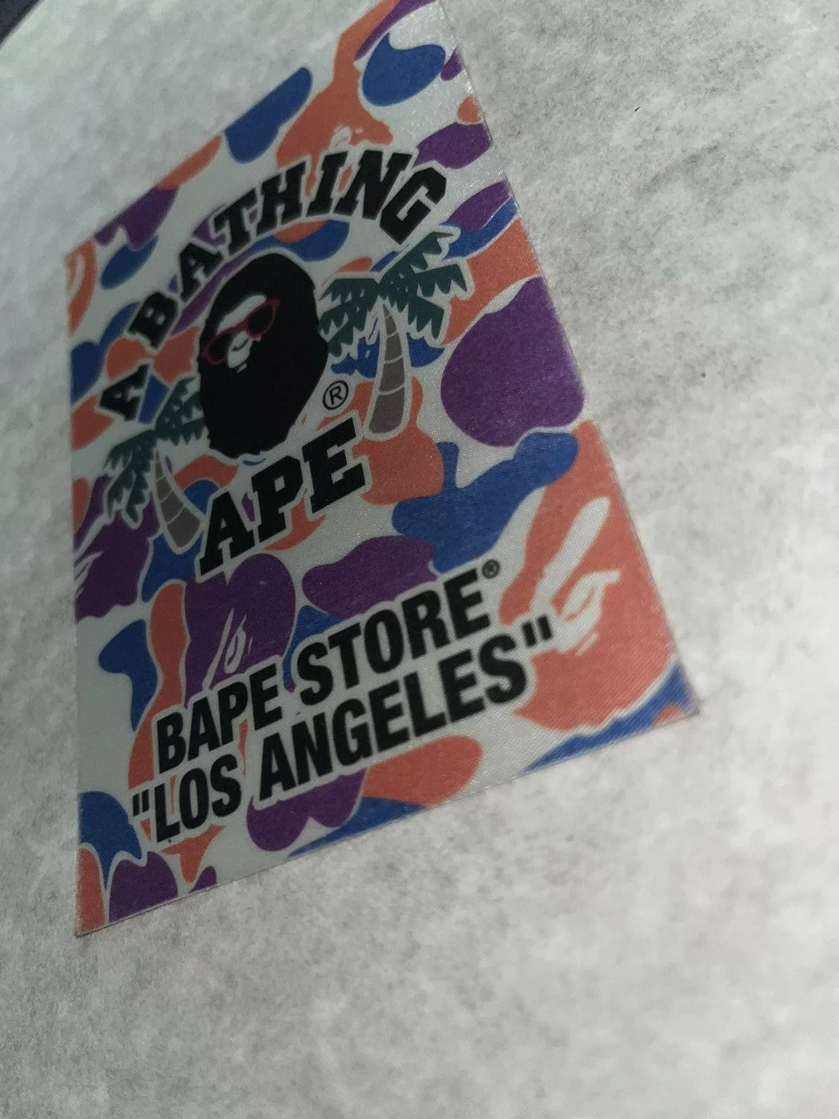 Bape Miscellaneous Bape A Bathing Ape LA Los Angeles Sticker Multi