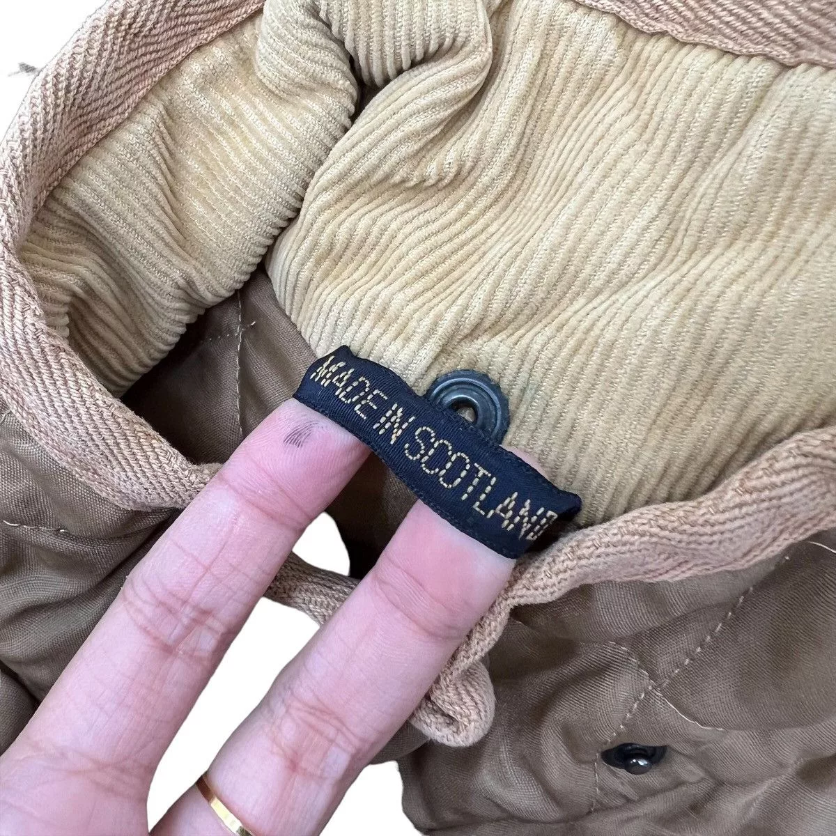 Mackintosh Light Jackets Scottish Designer MACKINTOSH SCOTLAND Made For Ships Quilted Brown