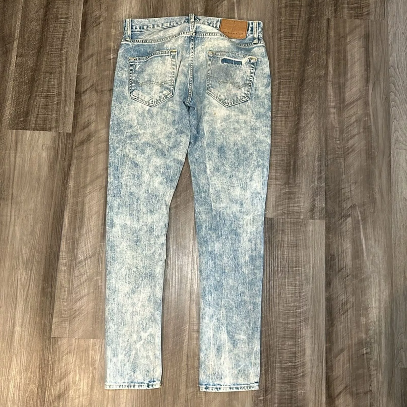 American Eagle Outfitters Denim American Eagle Outfitters American Eagle Flex Distressed Skinny Jeans - 29x32 Blue