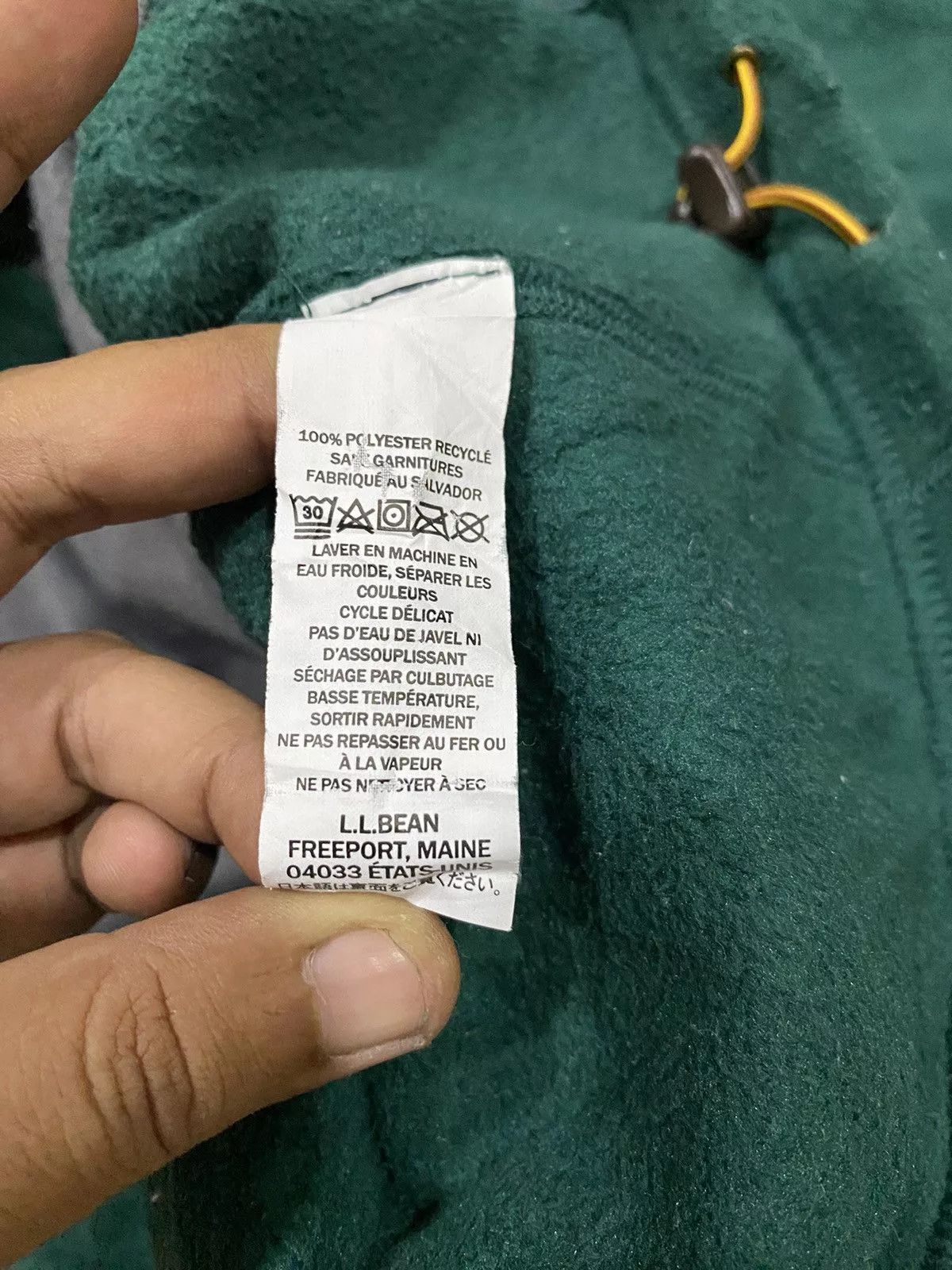 L.L. Bean Light Jackets L.L. Bean L.L Bean Fleece Zipper Jacket Green