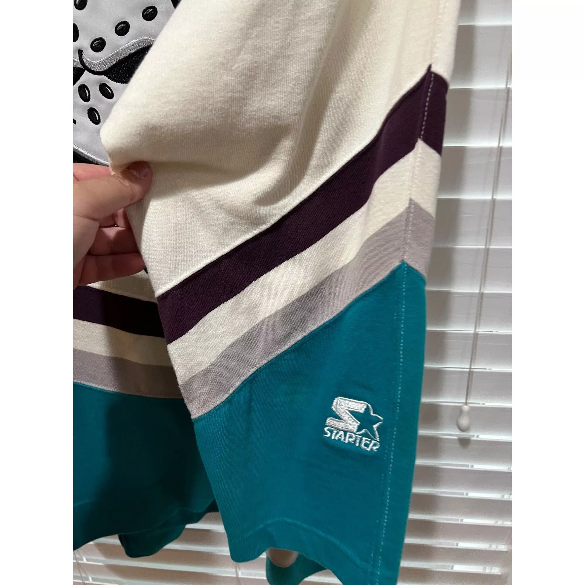 Starter Jerseys Starter × Vintage Vintage Starter Anaheim Mighty Ducks Men's Jersey - Size XL White