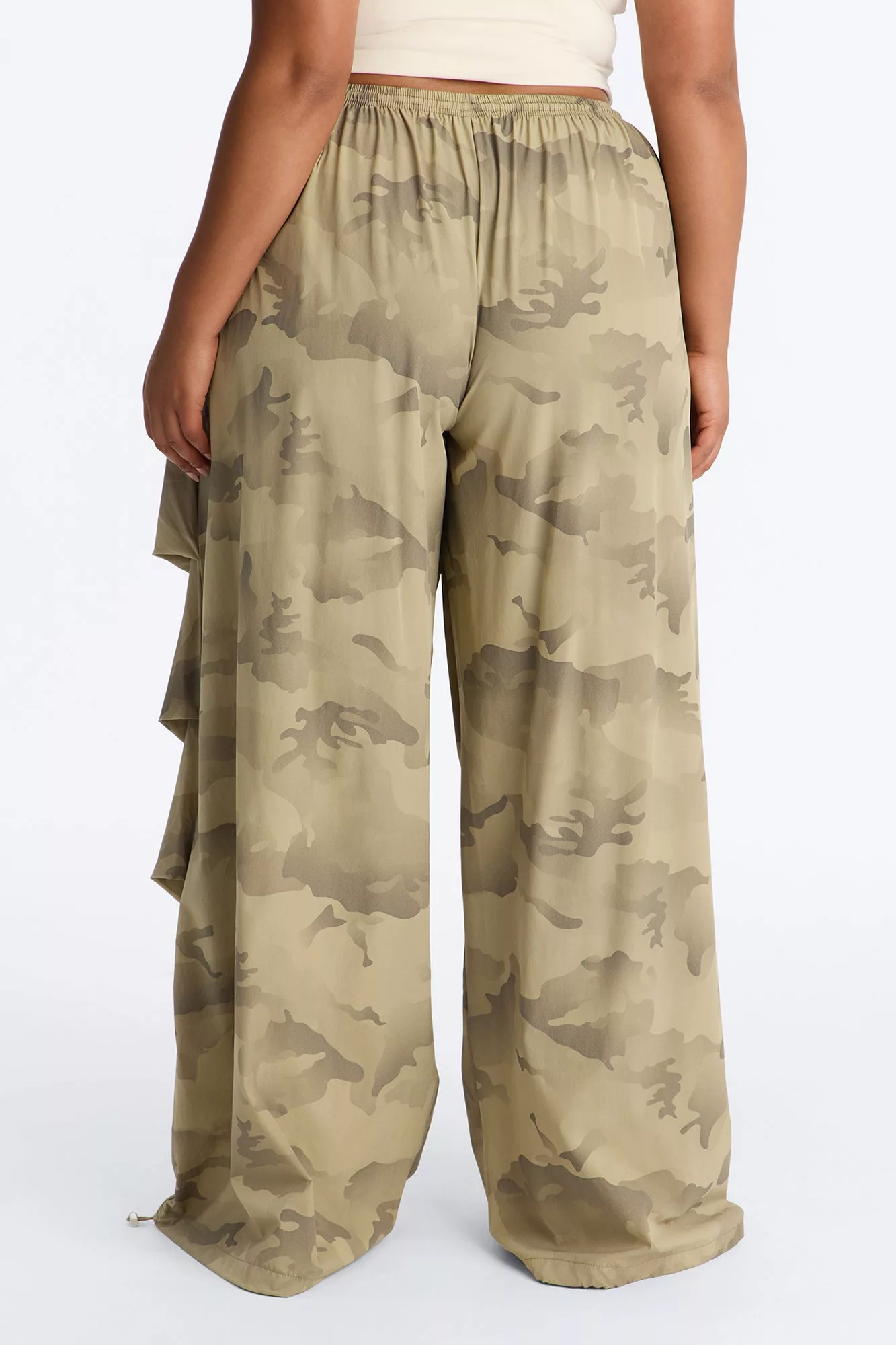 Blend In Drawstring Waist Jogger - Olive/combo