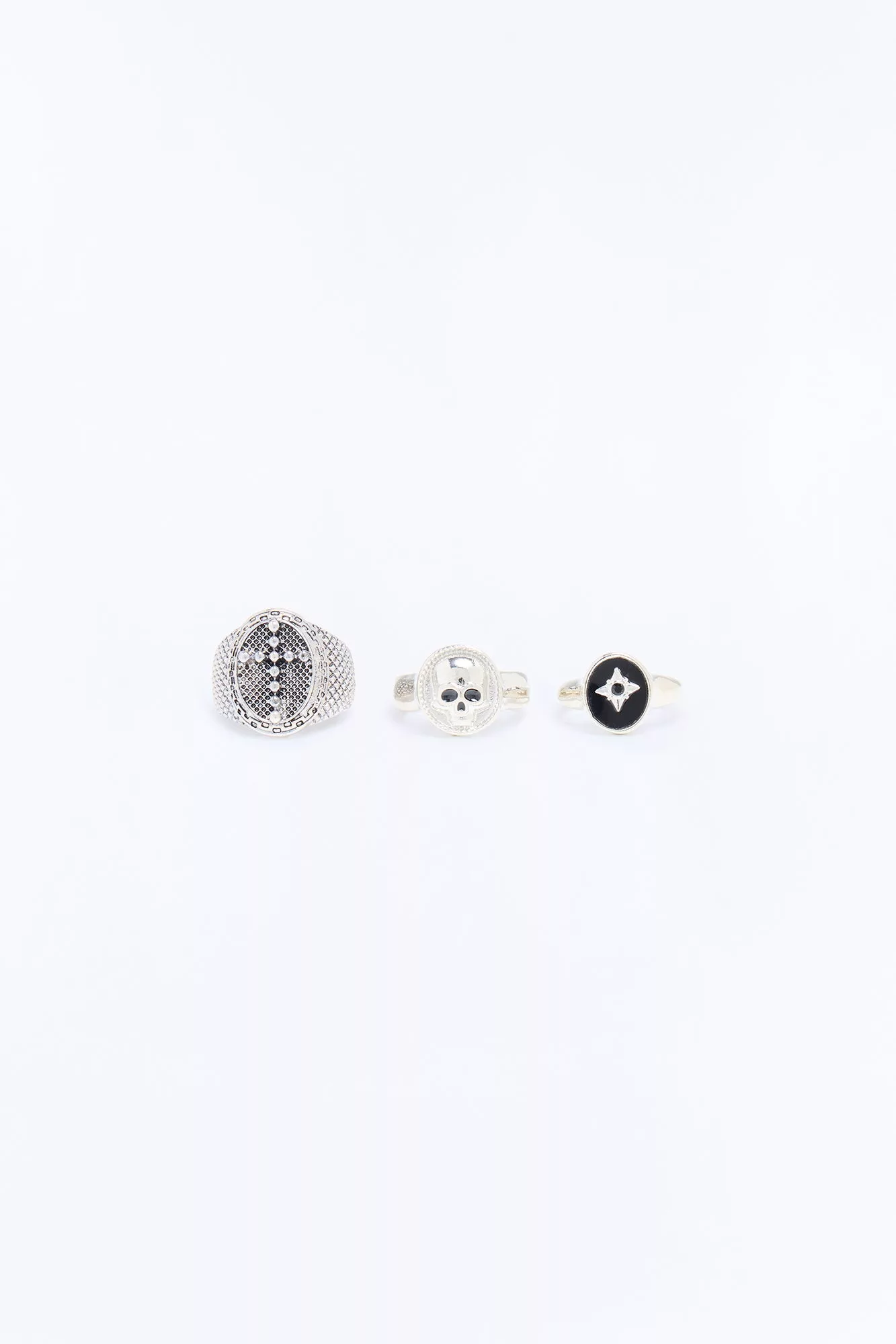 Never Forget Ring Set - Silver