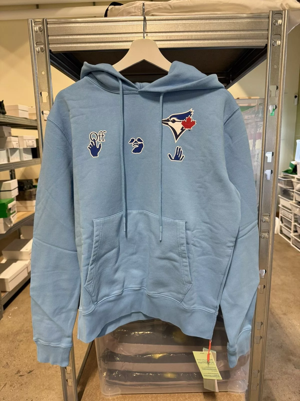 MLB Sweatshirts Hoodies MLB × Off-White Off-White x Toronto Blue Jays MLB NEW 800$