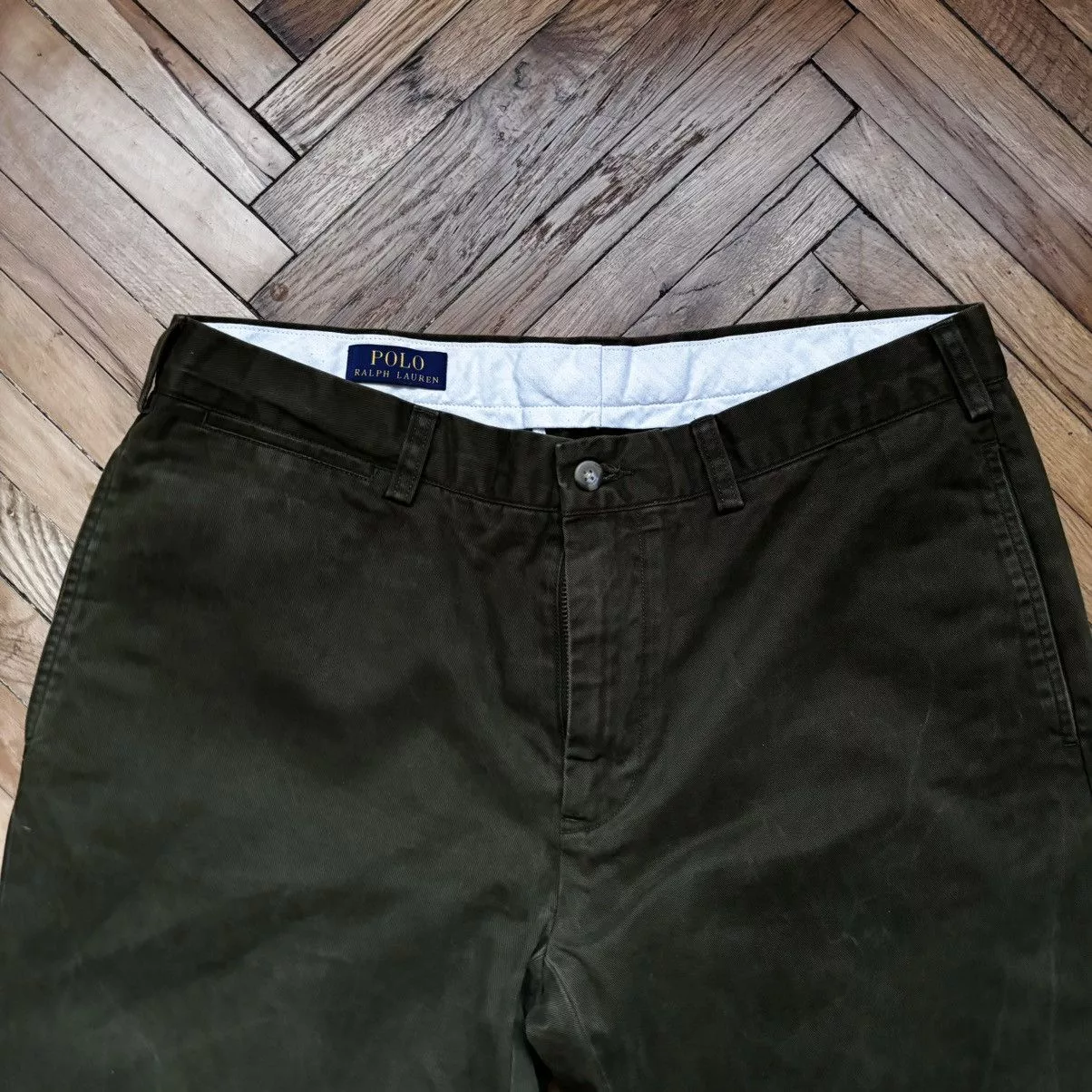 Polo Ralph Lauren Casual Pants Polo Ralph Lauren × Ralph Lauren Blue Label × Vintage Vintage Polo Ralph Lauren Chino Casual Pants Size 34/32 Green