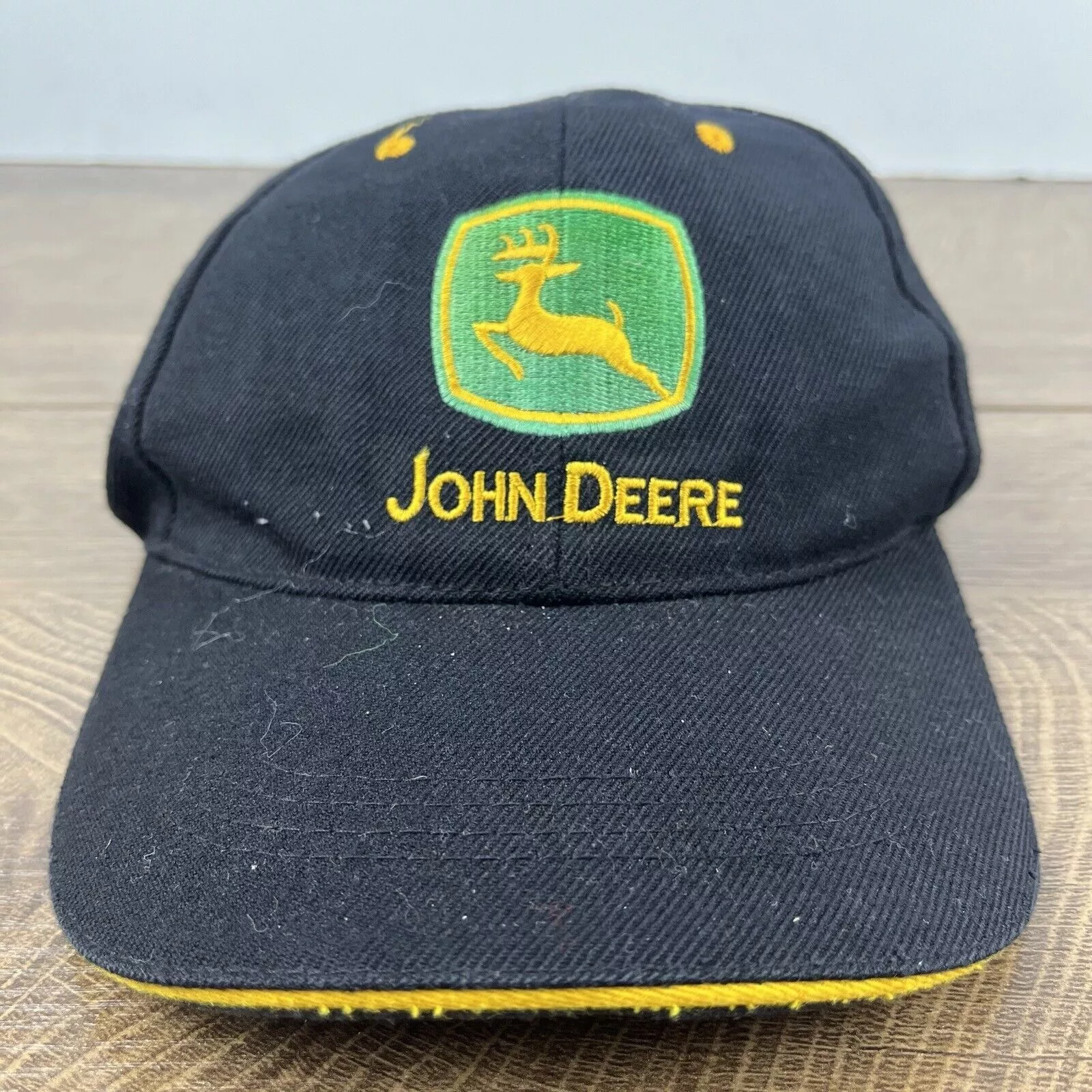 John Deere Hats John Deere Black Hat JD John Deere Black Cap Hat Adjustable