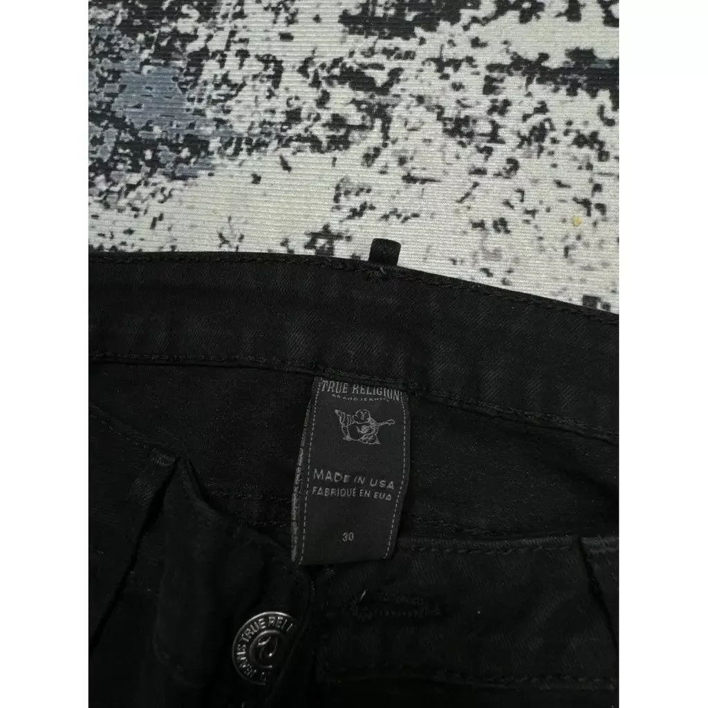 True Religion Jeans Black Size 30