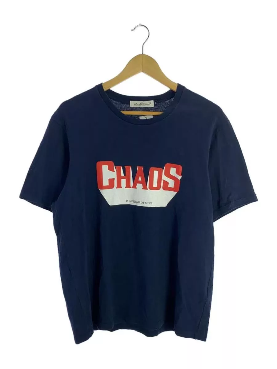 Undercover Short Sleeve T Shirts Undercover Chaos 3D Logo Tee Blue