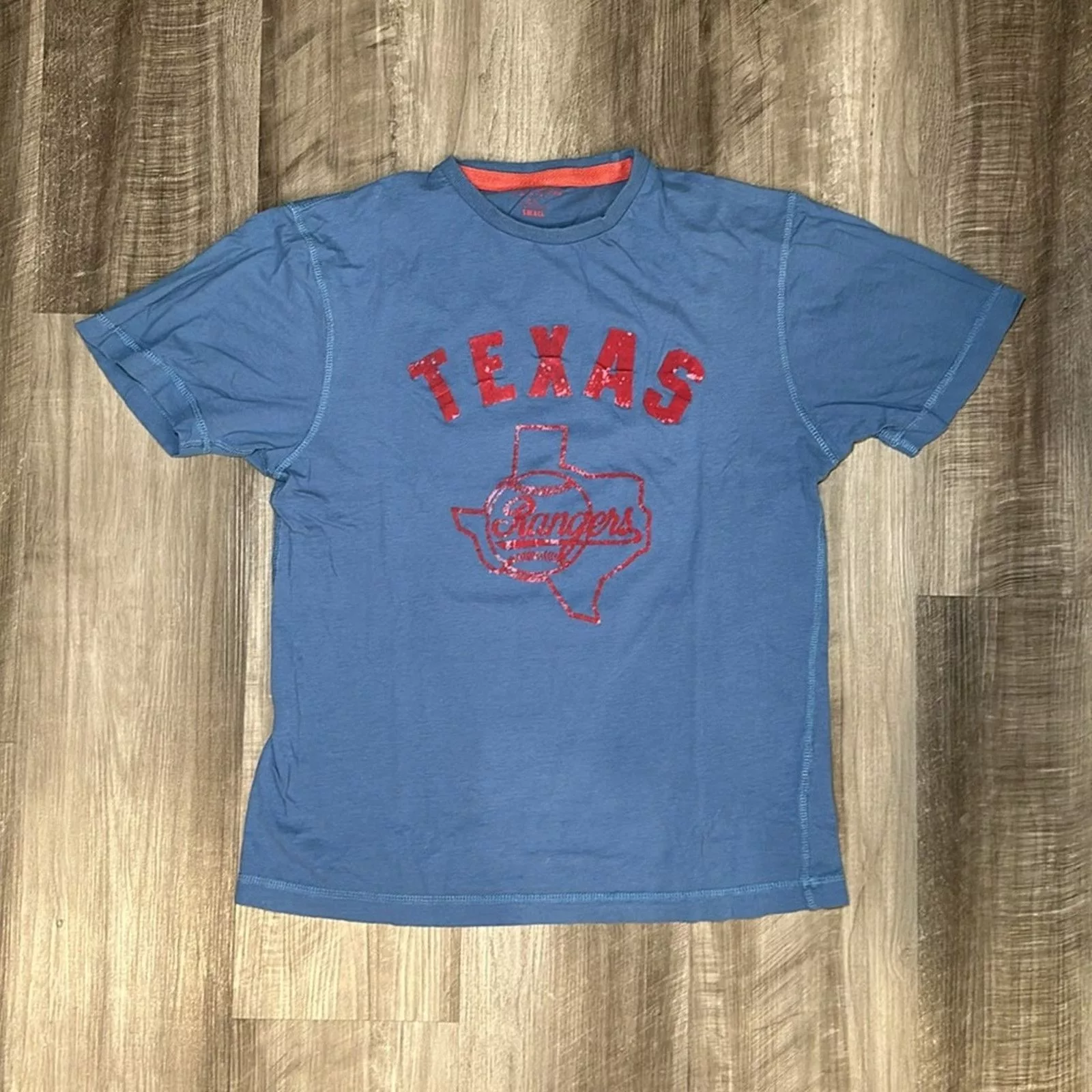 Other Short Sleeve T Shirts Other Texas Rangers Wright & Ditson Tee - Small Blue