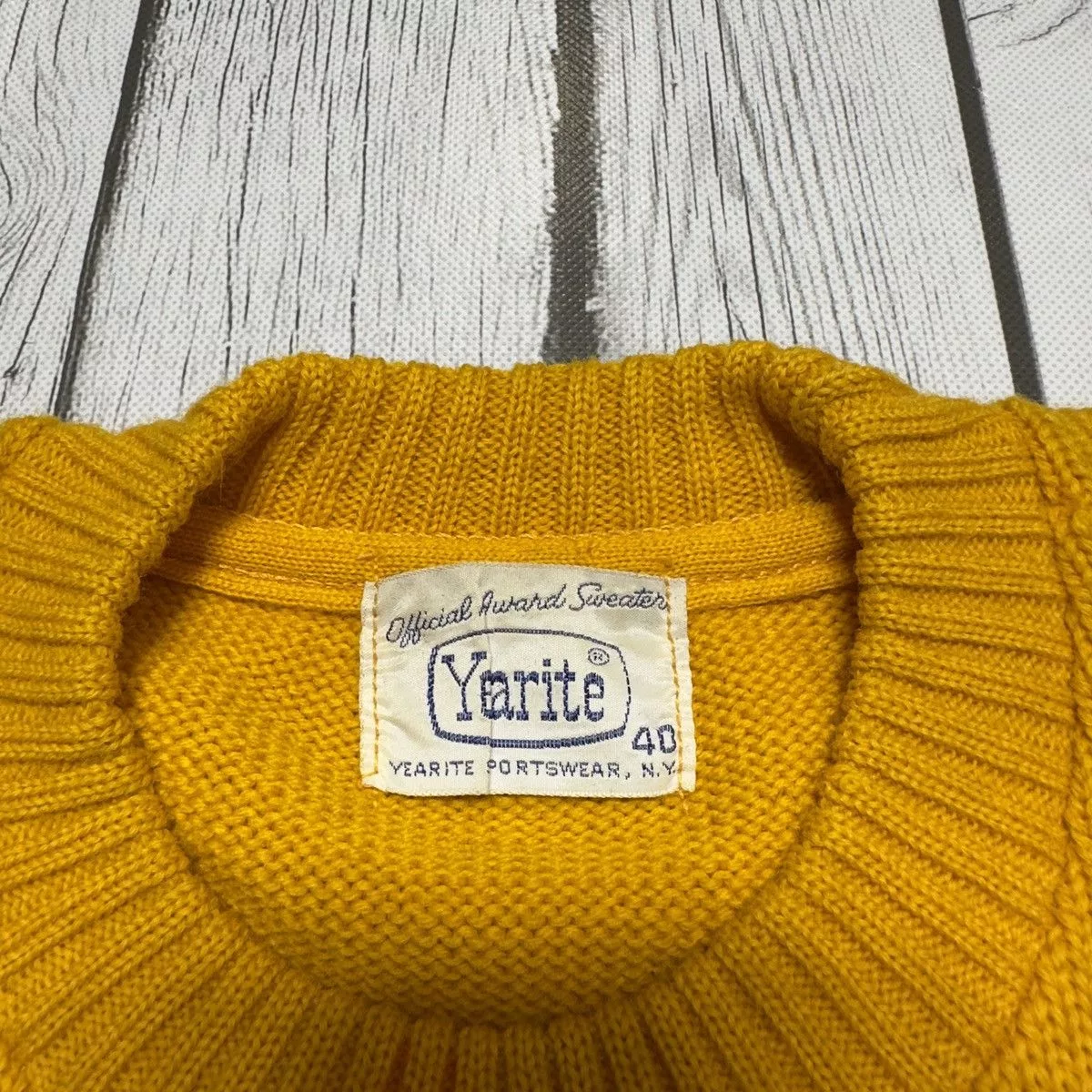 Vintage Sweaters Knitwear Vintage NDB sweater Yellow