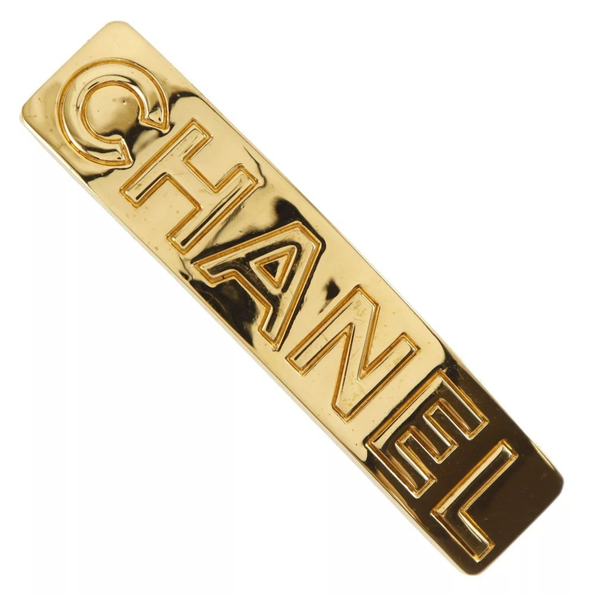 Chanel Hair Accessories CHANEL Barrette Gold Plated 1997 97A Ladies