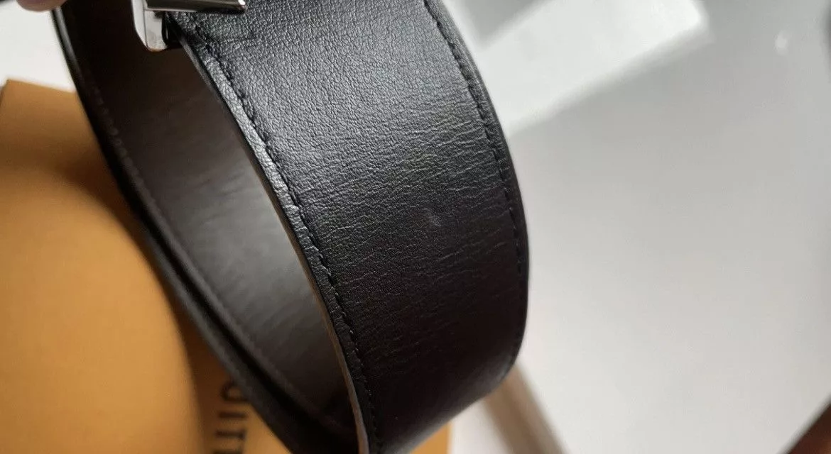 Louis Vuitton Belts Louis Vuitton Initiales Reversible Leather Belt 85cm Black