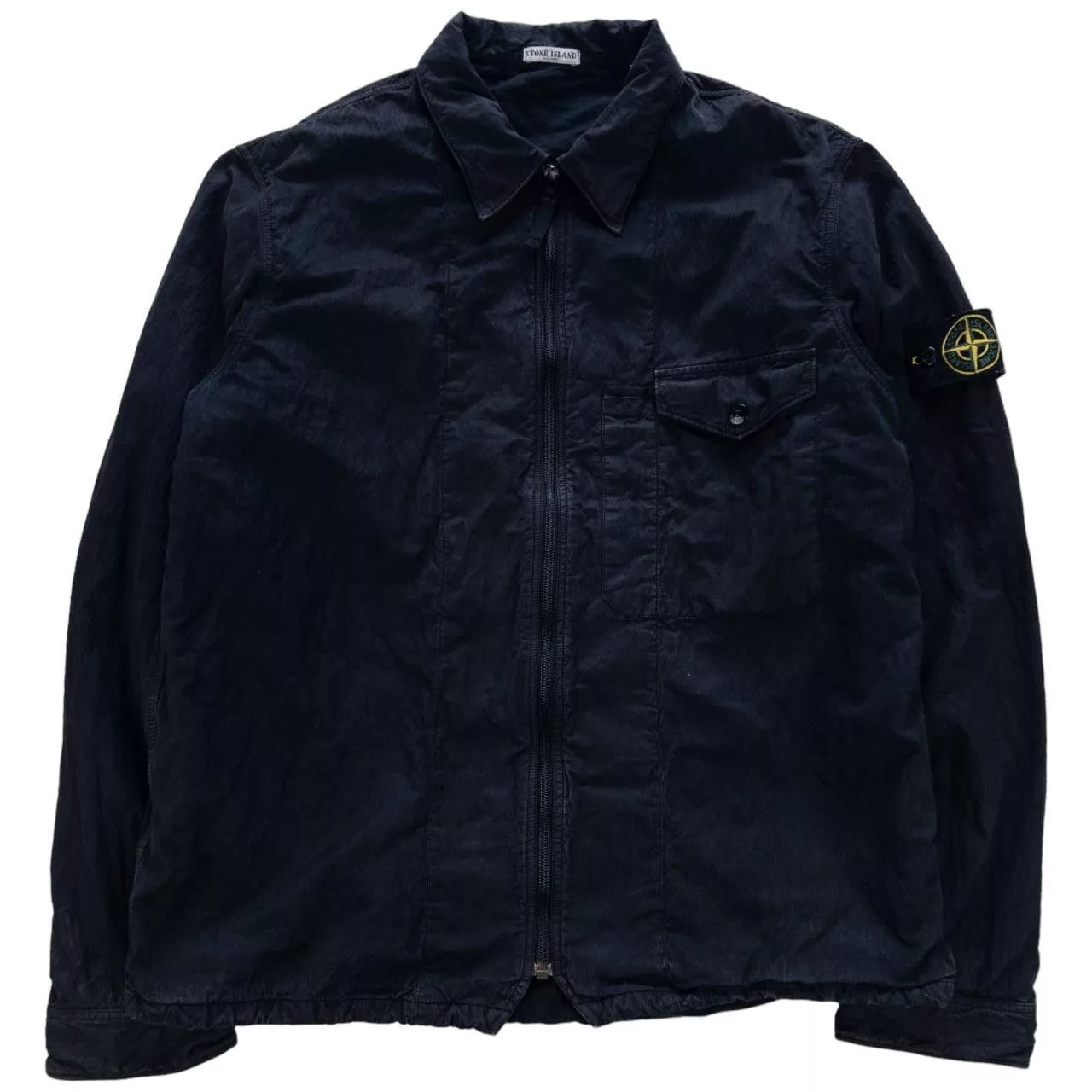 Stone Island Light Jackets Vintage Stone Island Zip Up Jacket Size M Black