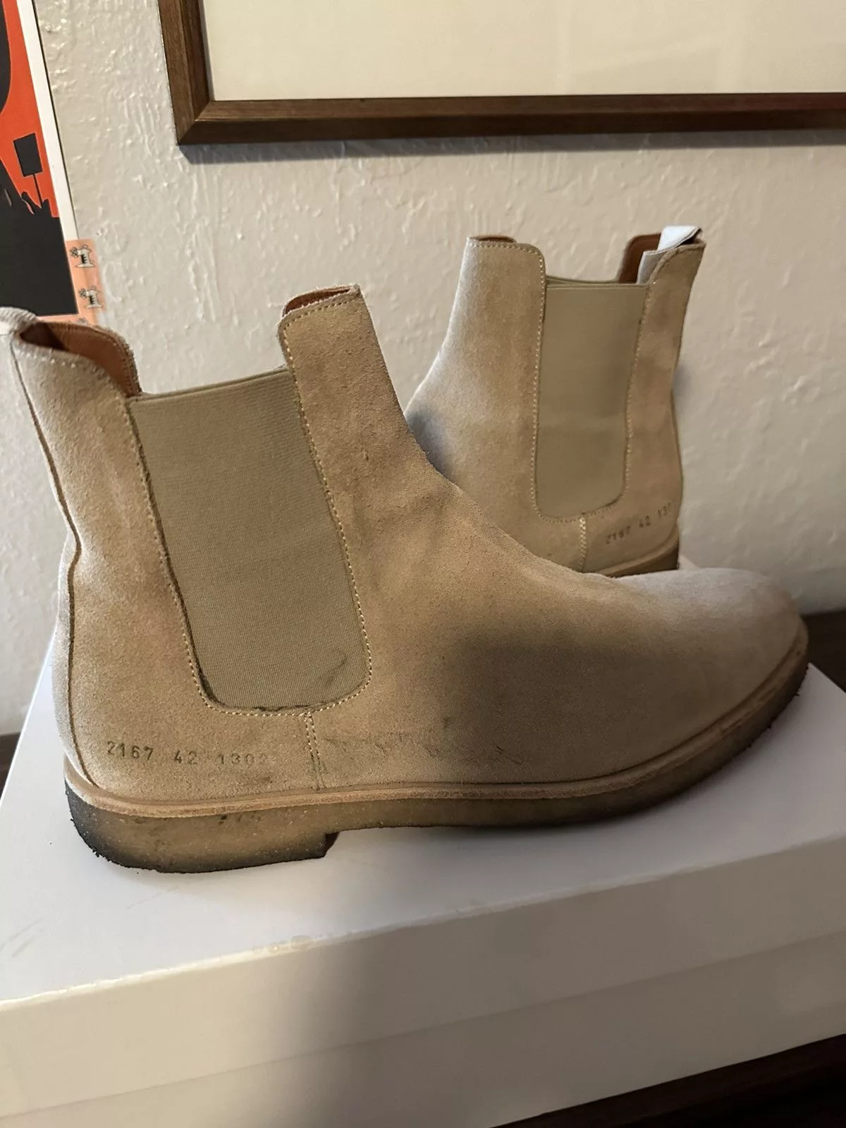 Common Projects Boots Common Projects CP - Chelsea boots in tan - Size 42 Brown