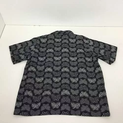 Needles Shirts Button Ups Needles Shirt Papillon pattern short sleeve Black