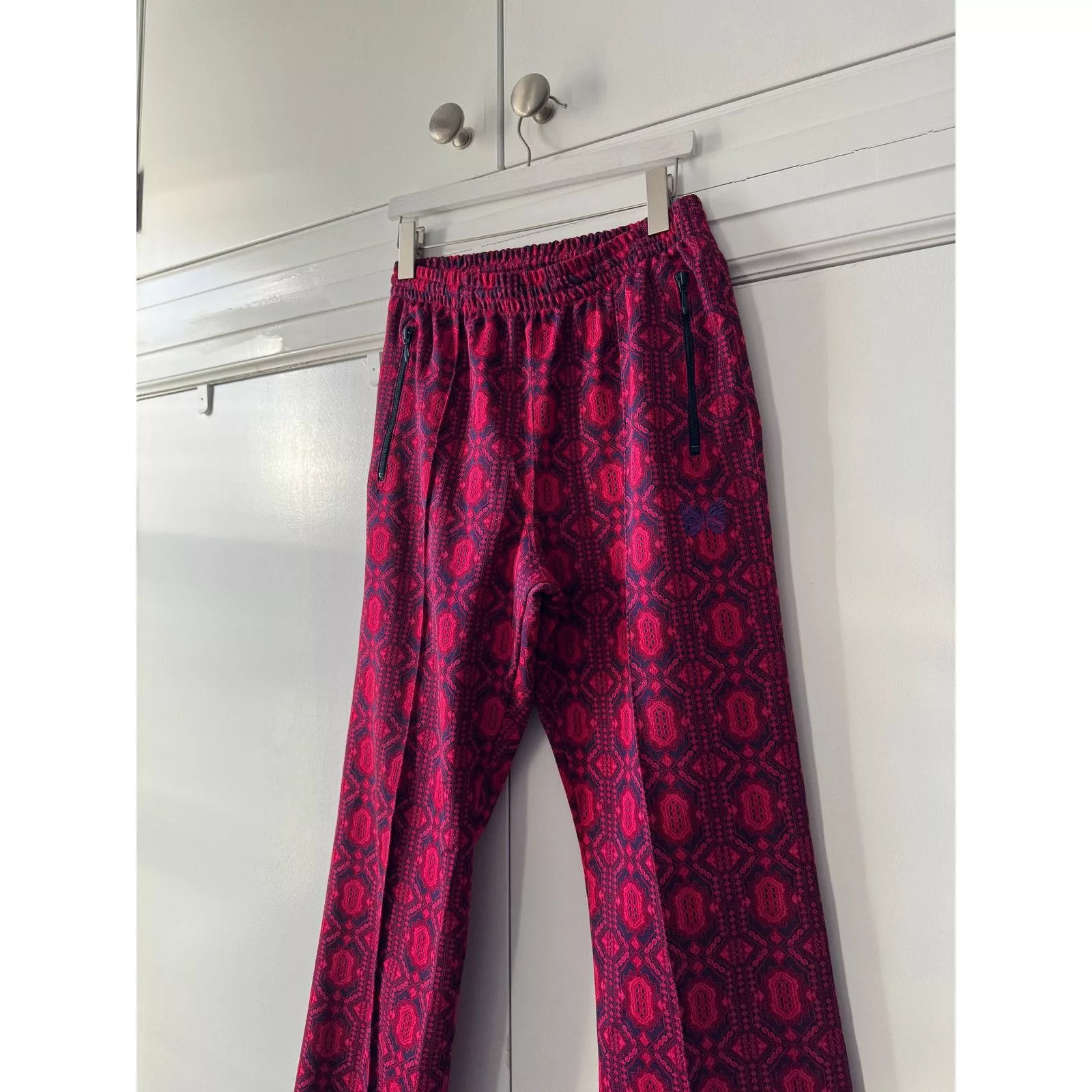 Needles Casual Pants Needles Gem Track Pants Red