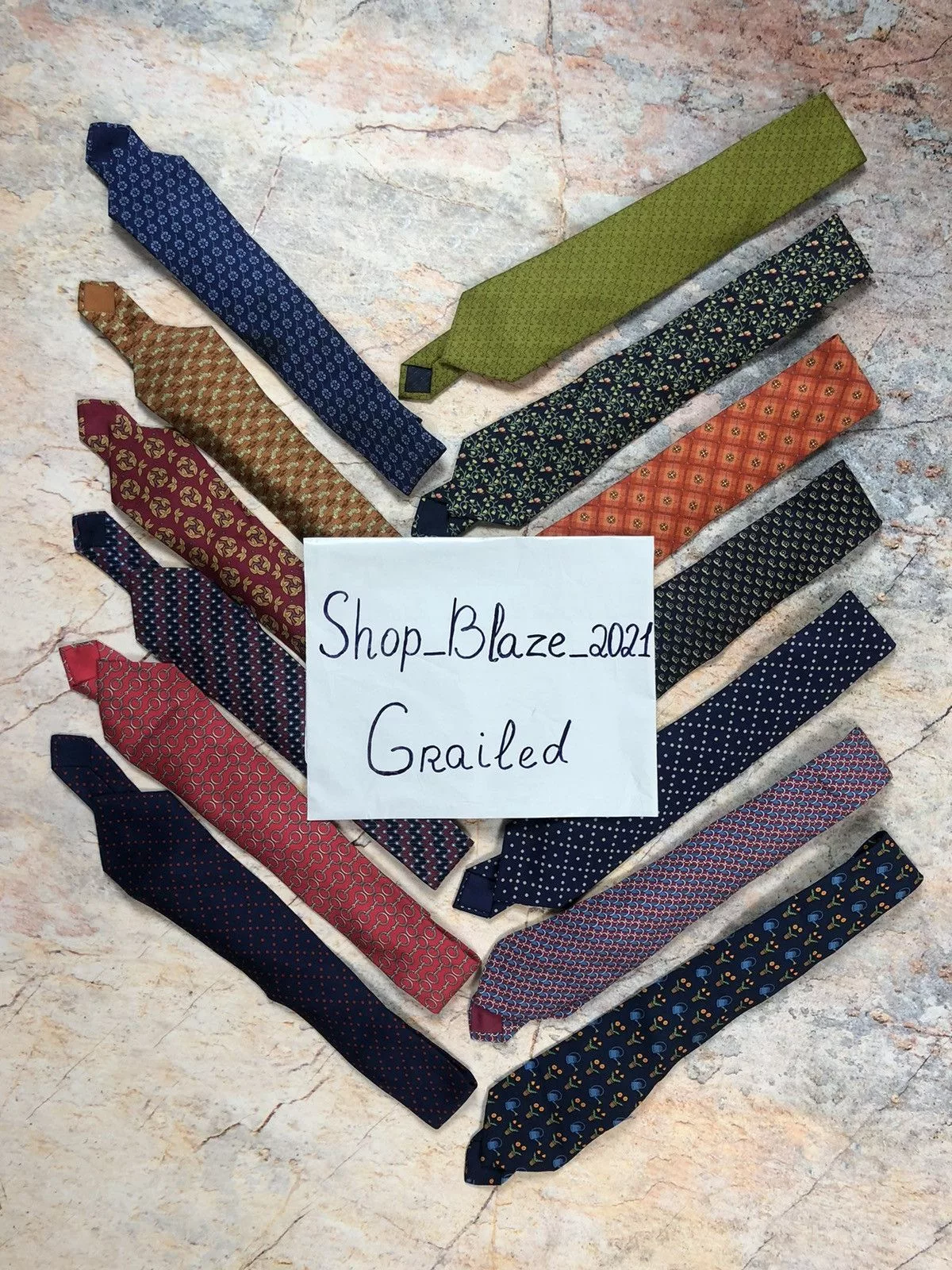 Hermes Ties Pocketsquares Hermes silk tie Green
