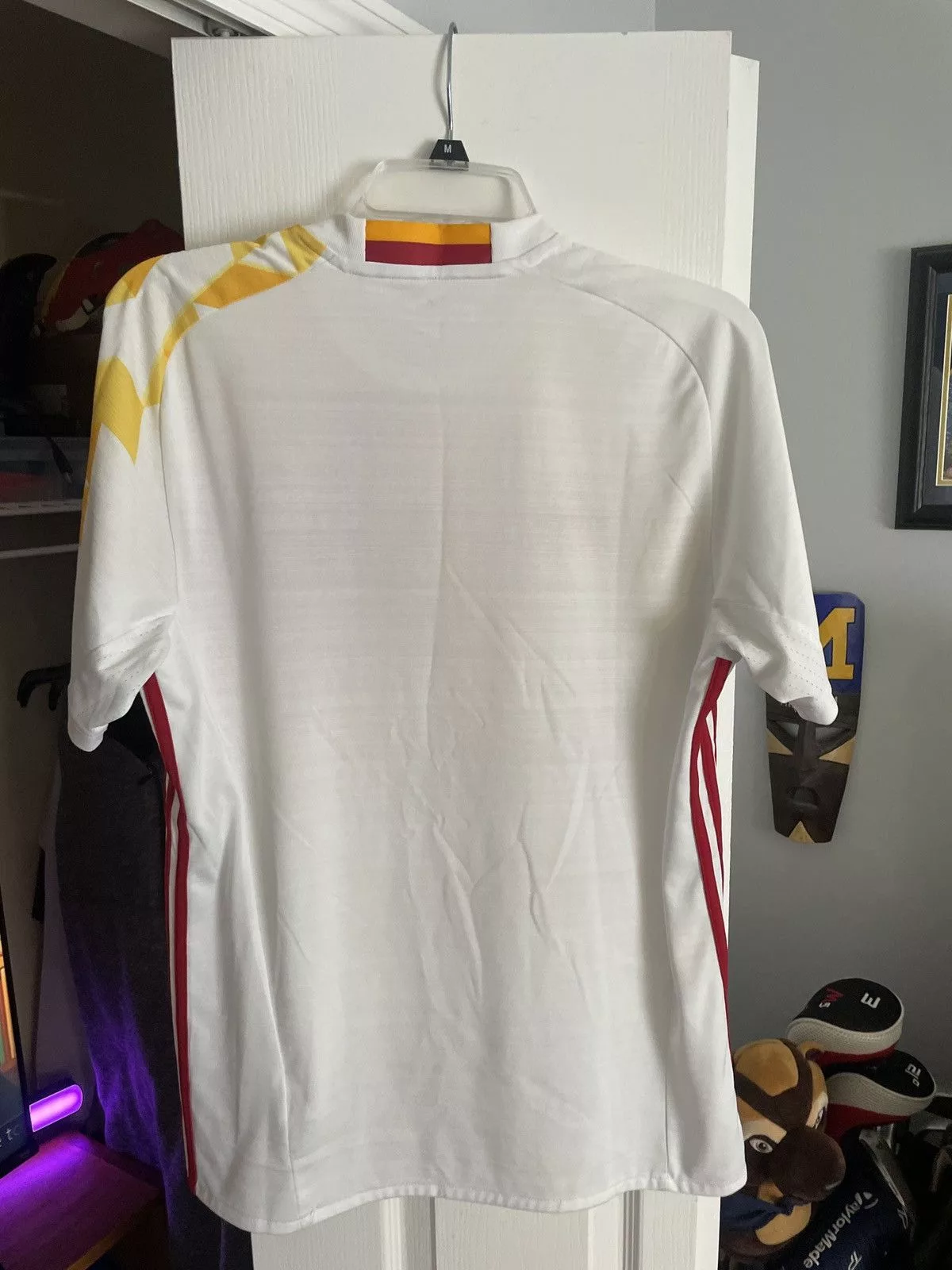 Adidas Jerseys Adidas Spain 2016 away kit White