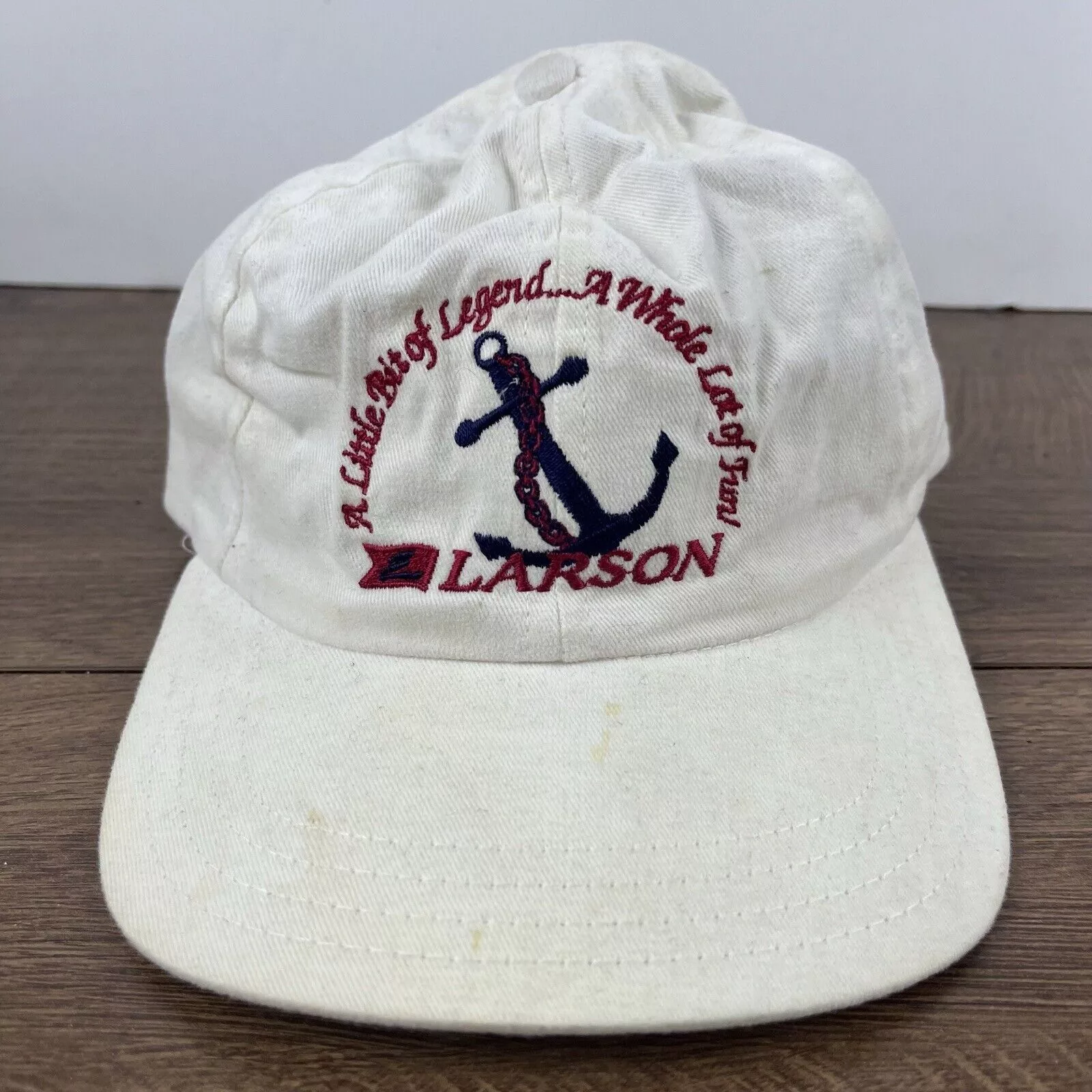 Other Hats Other Larson Hat Larson Adjustable Hat White Hat Adjustable White
