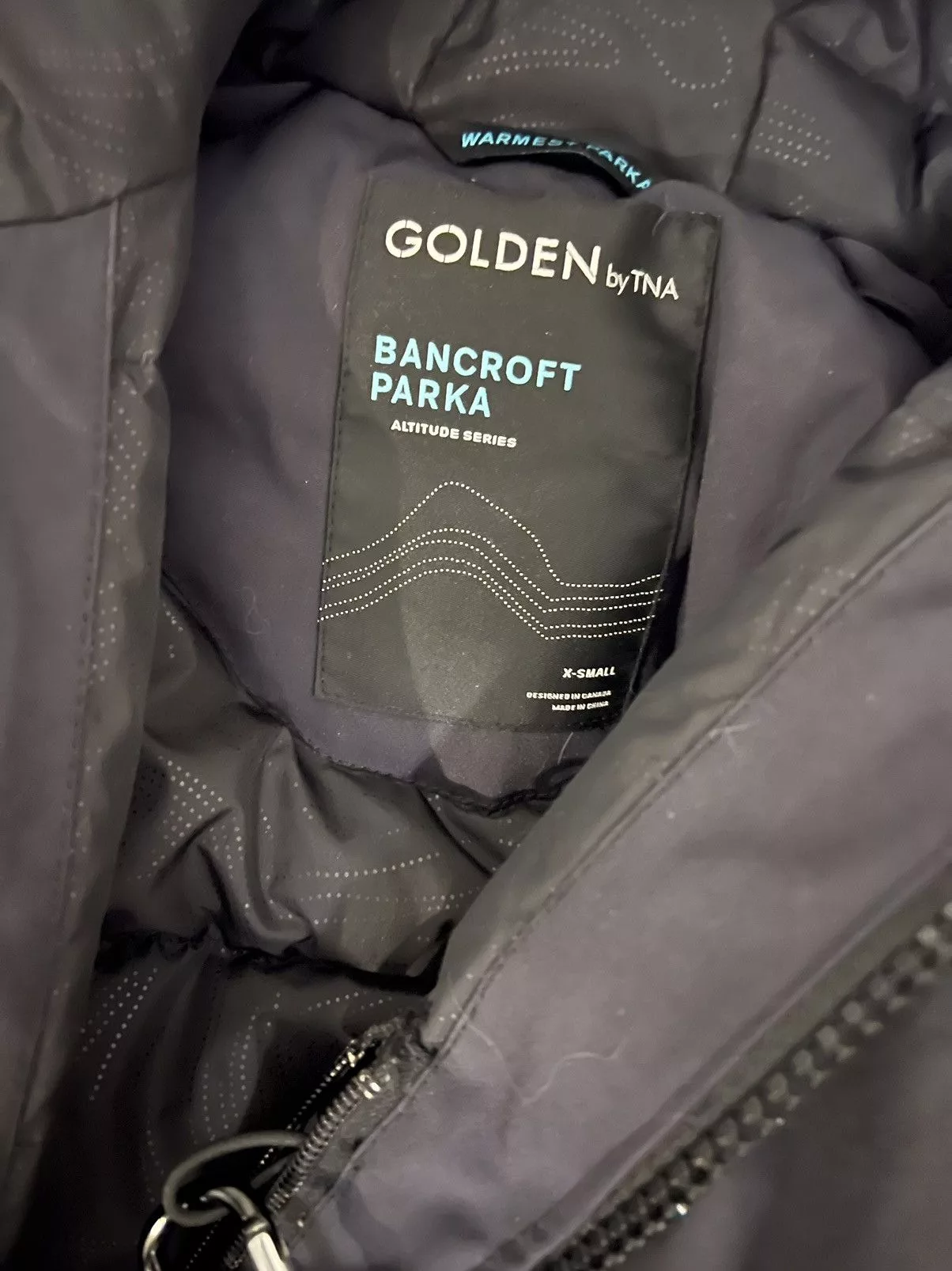 Aritzia Down Jackets BLACK ARITZIA BANCROFT PARKA