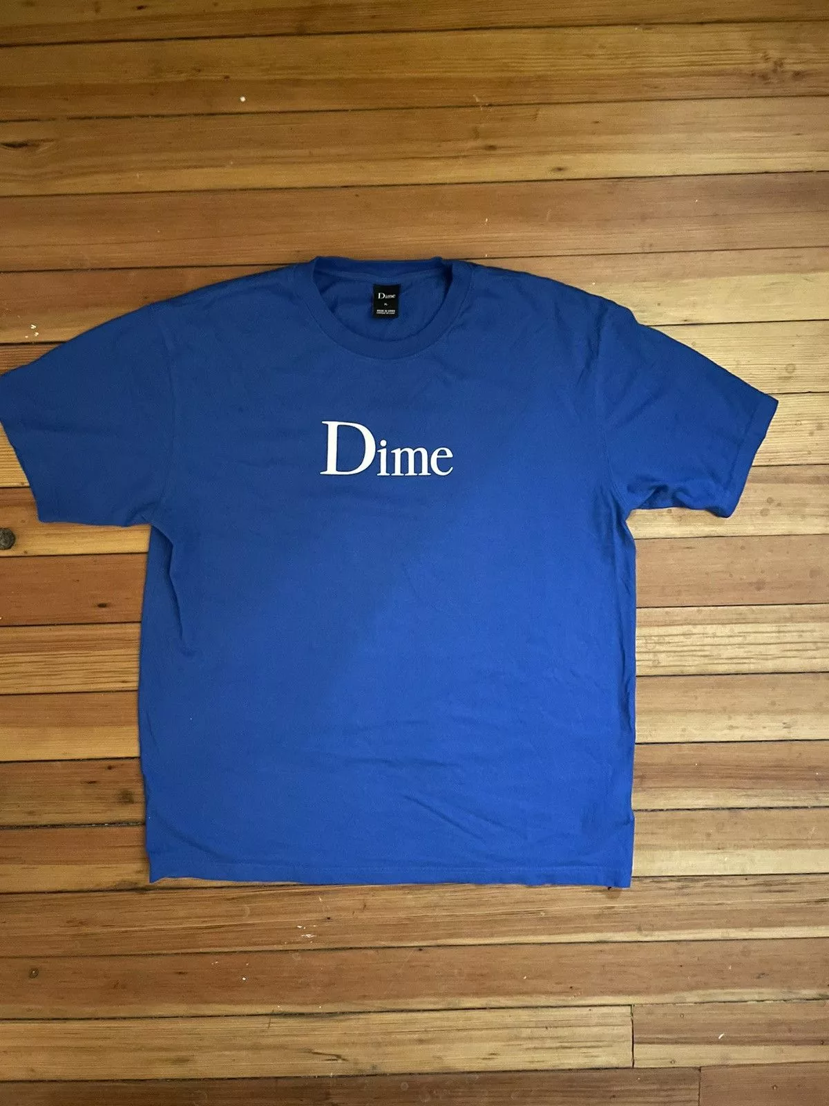 Dime Short Sleeve T Shirts Dime Classic Logo Tee Blue