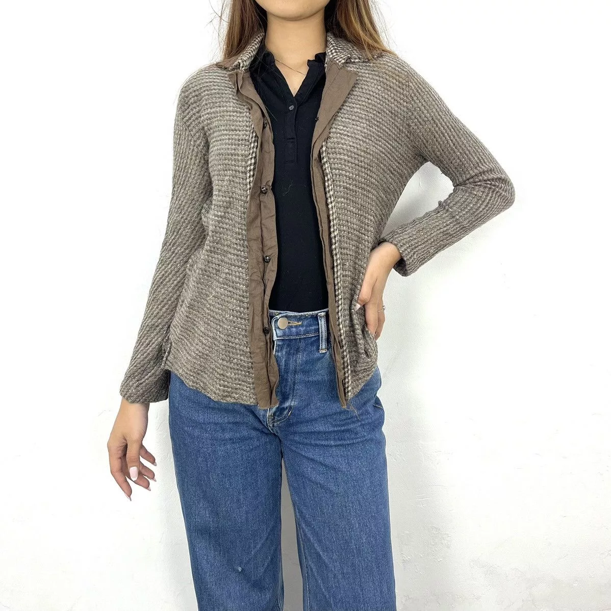 Vintage Button Ups Vintage × Yohji Yamamoto × Y's Y’s Yohji Yamamoto Vintage Snap Button Brown