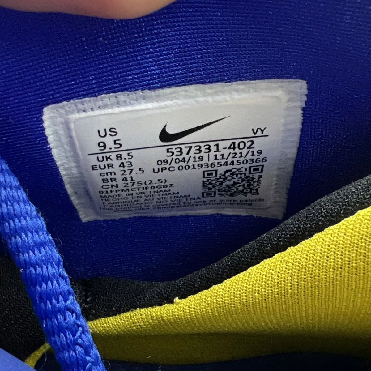 Nike Hi Top Sneakers Nike Air Penny 5 blue chips