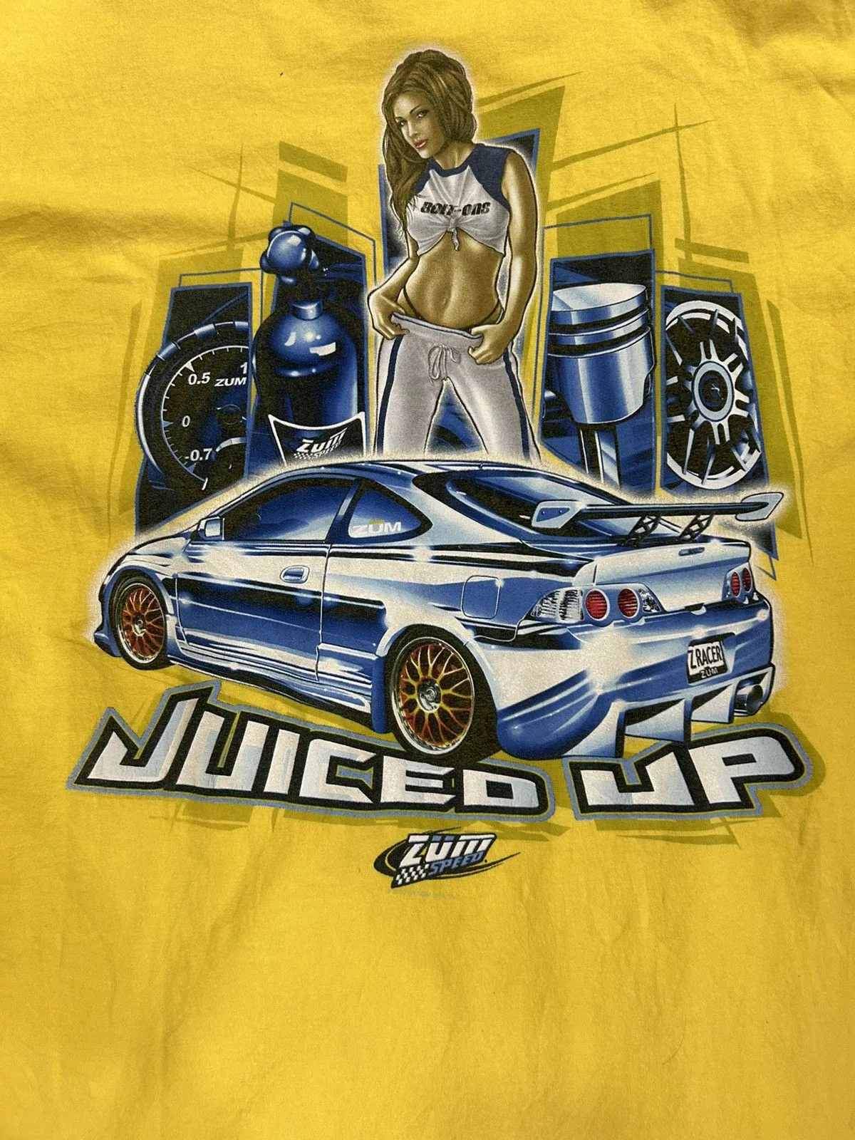 Other Shirts Button Ups Other Zumspeed Yellow Vintage