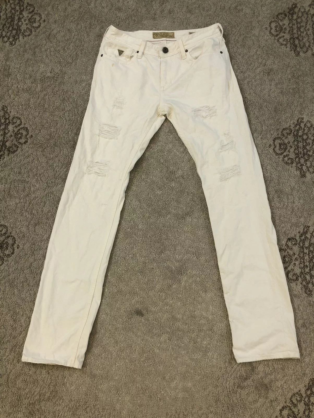 Guess Denim Guess Distressed Denim jeans White