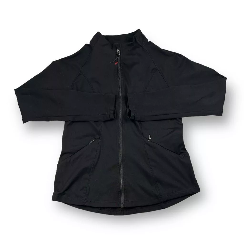 Spyder Jackets Spyder Active Full Zip Black Jacket Size Medium