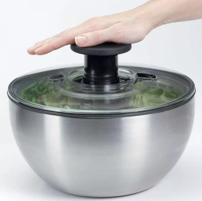 Steel Salad Spinner
