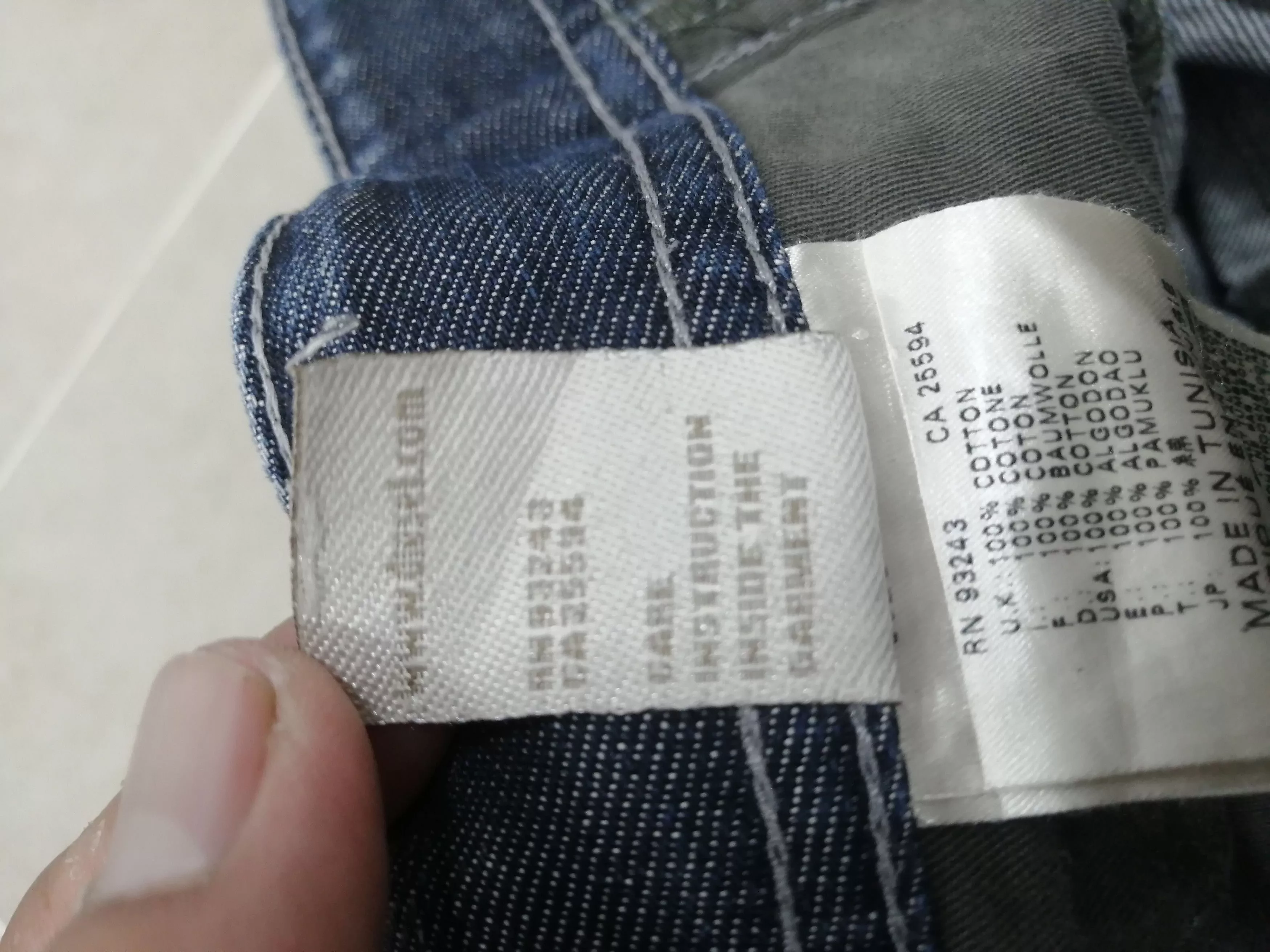 Diesel Denim Diesel Straight jeans Multi Vintage