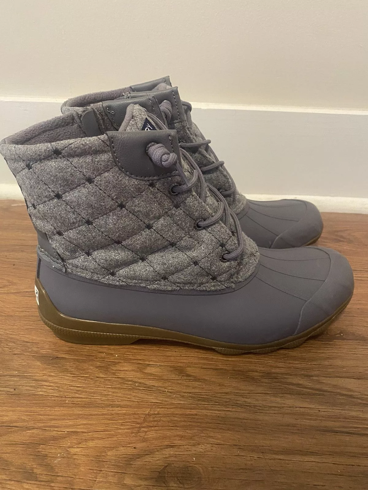 Sperry Boots Sperry × Vintage Sperry Syren Gulf Duck Boot Gray Streetwear