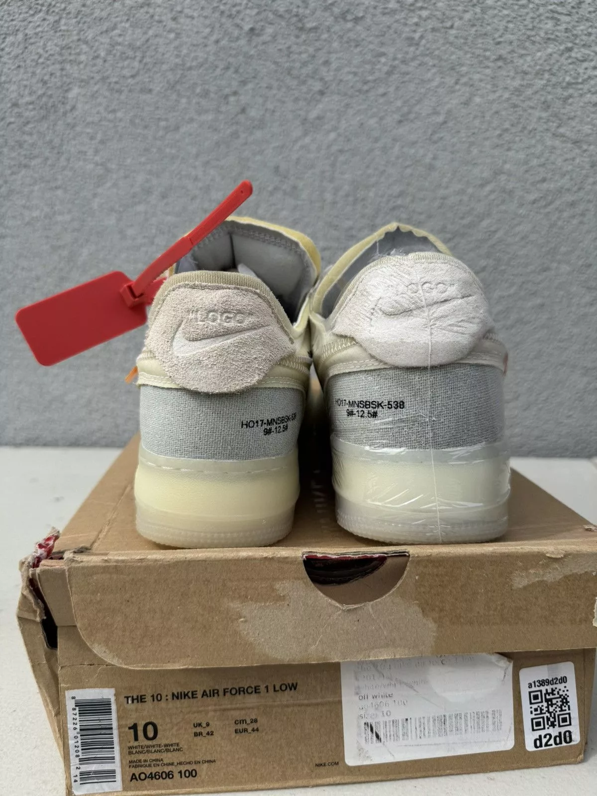 Nike Low Top Sneakers Nike × Off-White Off white Air Force 1