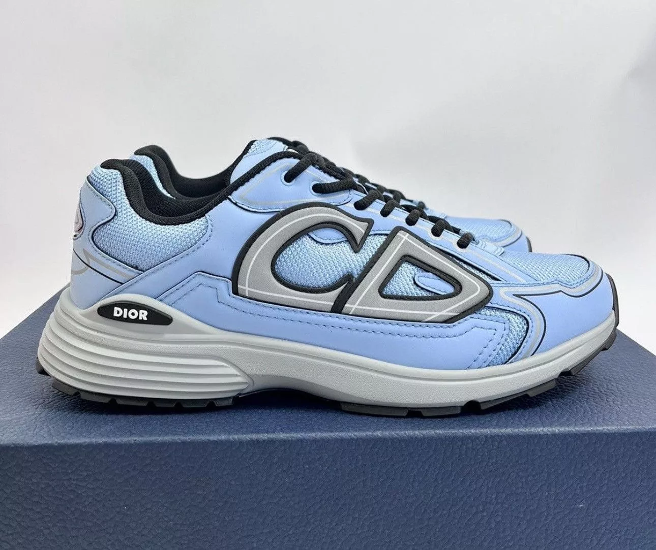 Dior Low Top Sneakers Dior B30 UNC BLUE CD RUNNER SNEAKERS