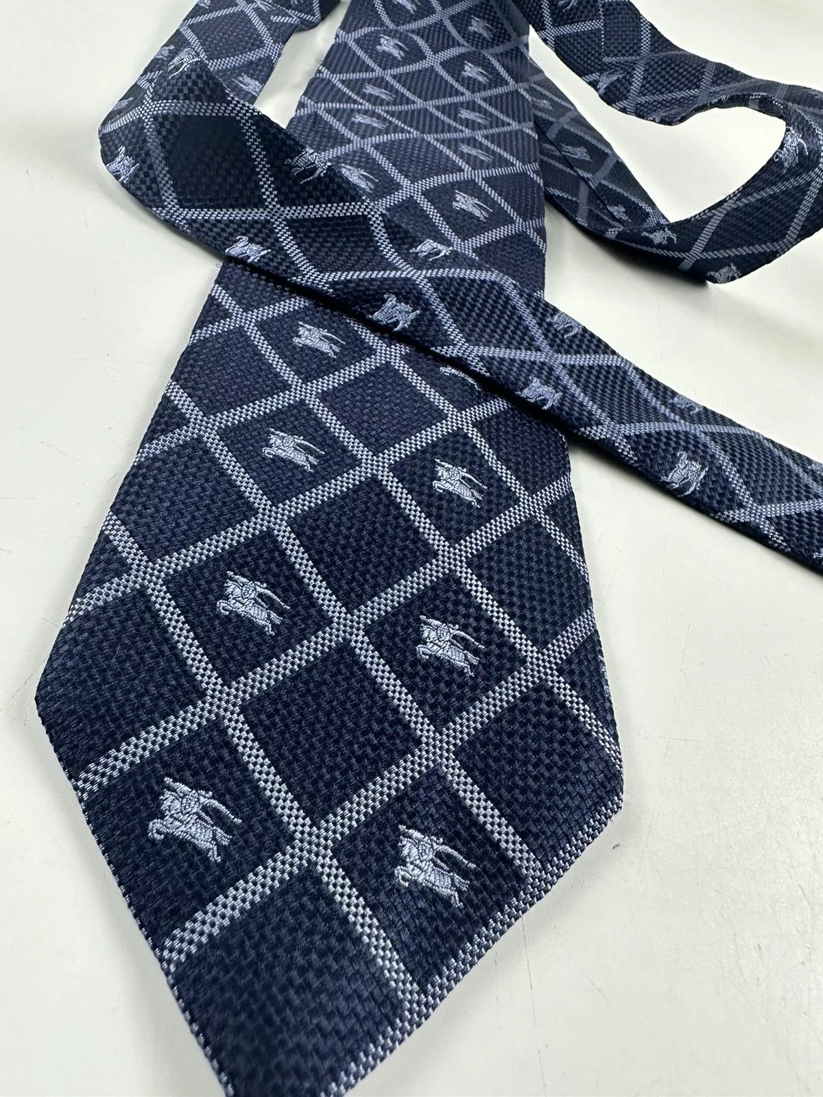 Burberry Ties Pocketsquares BURBERRY TIE Blue