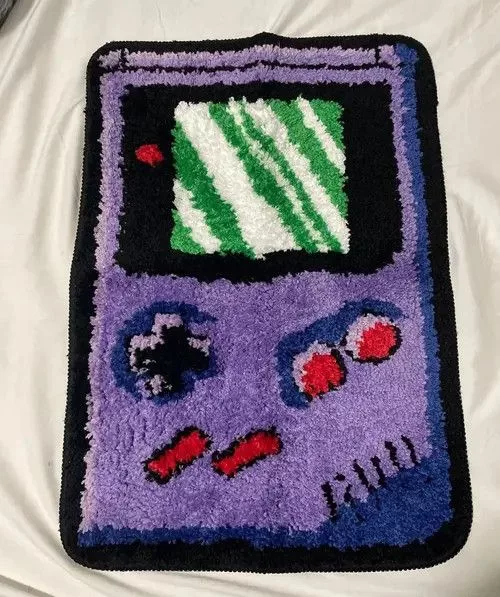Designer Miscellaneous Designer 90cmX60cm Gaming Console Soft Rug Multi