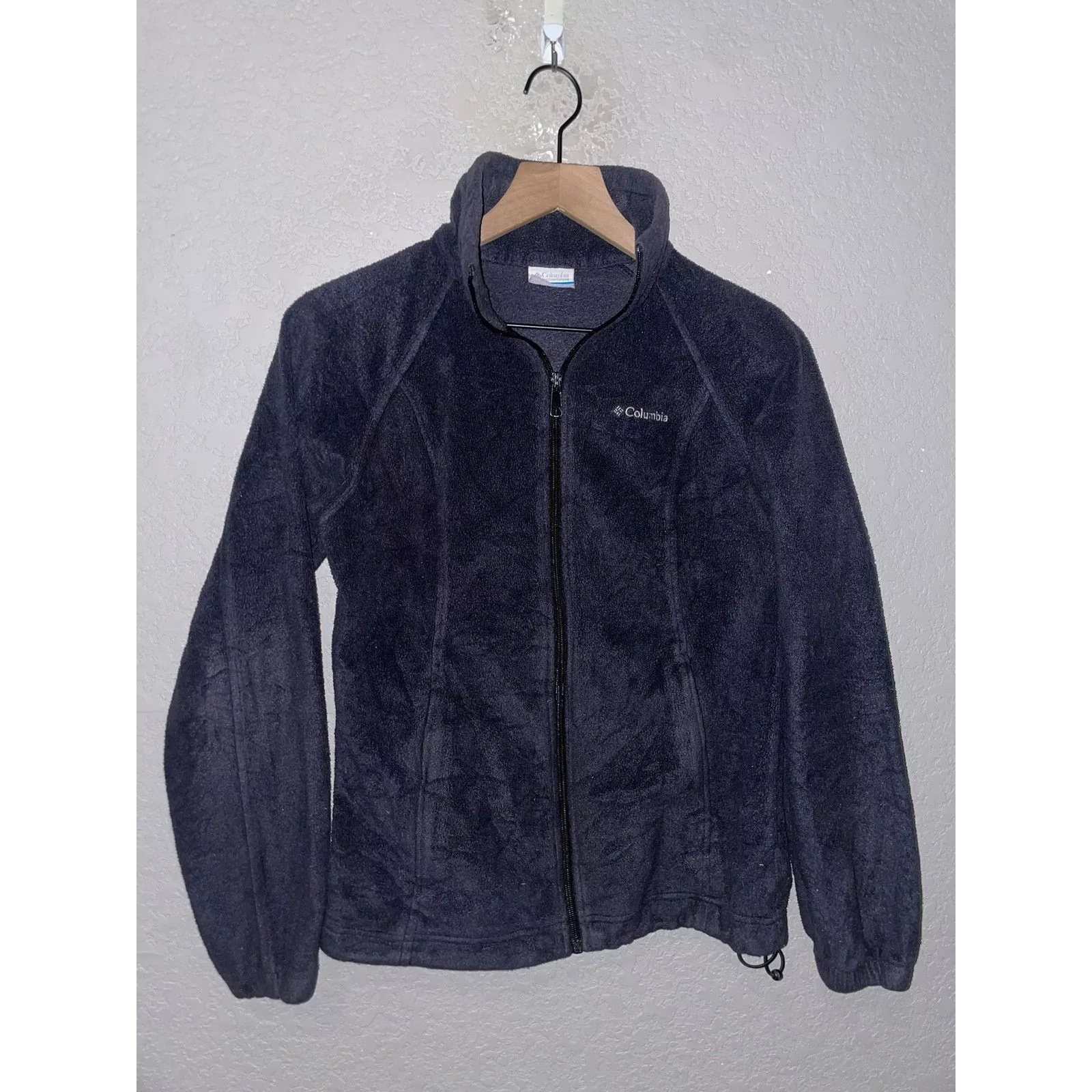Columbia Jackets Y2K Women's Columbia Black Full Zip Fleece Jacket Outerwear