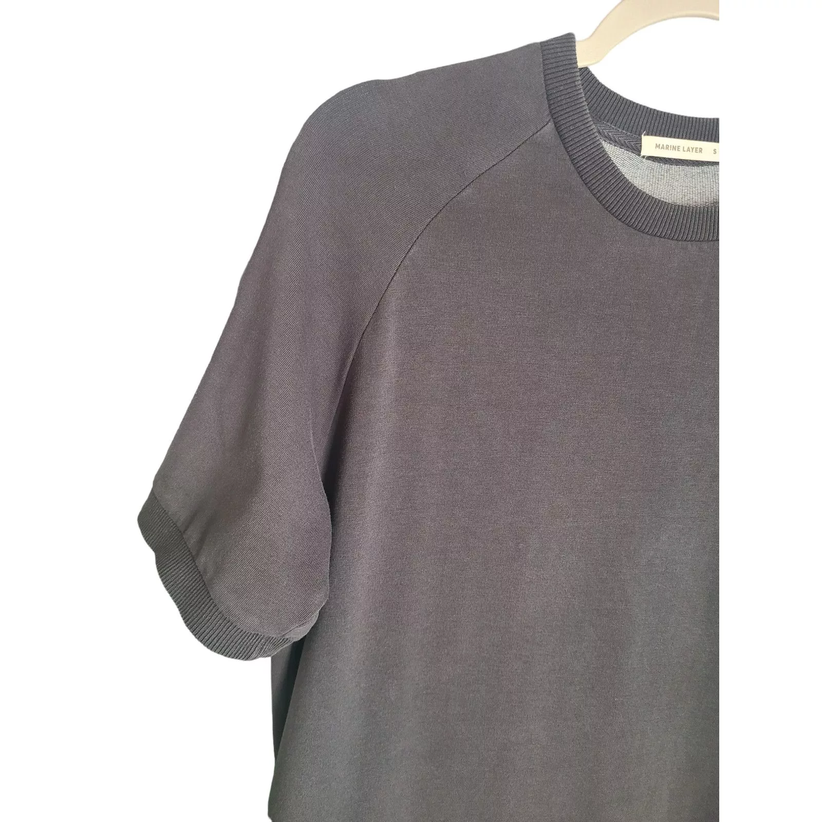 Marine Layer Midi Dresses Marine Layer Sweatshirt Dress Size Small Black