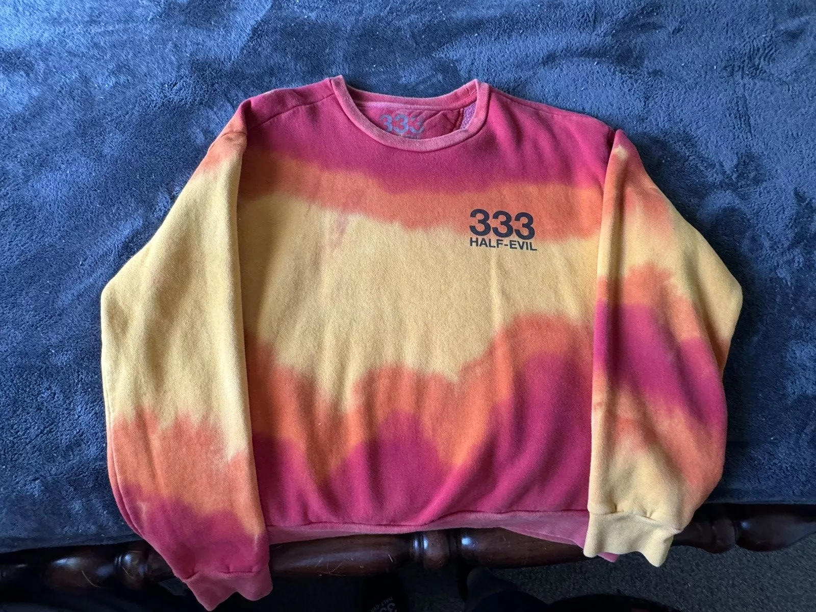 Half Evil Sweatshirts Hoodies Half Evil Crewneck Orange