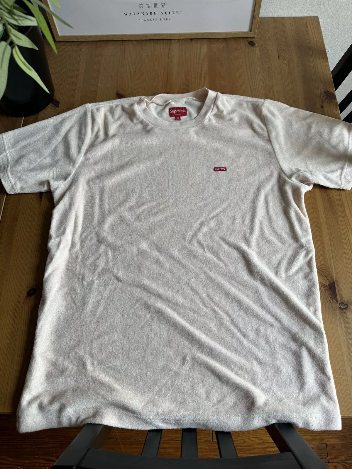 Supreme Short Sleeve T Shirts Supreme Terry Tee Pink