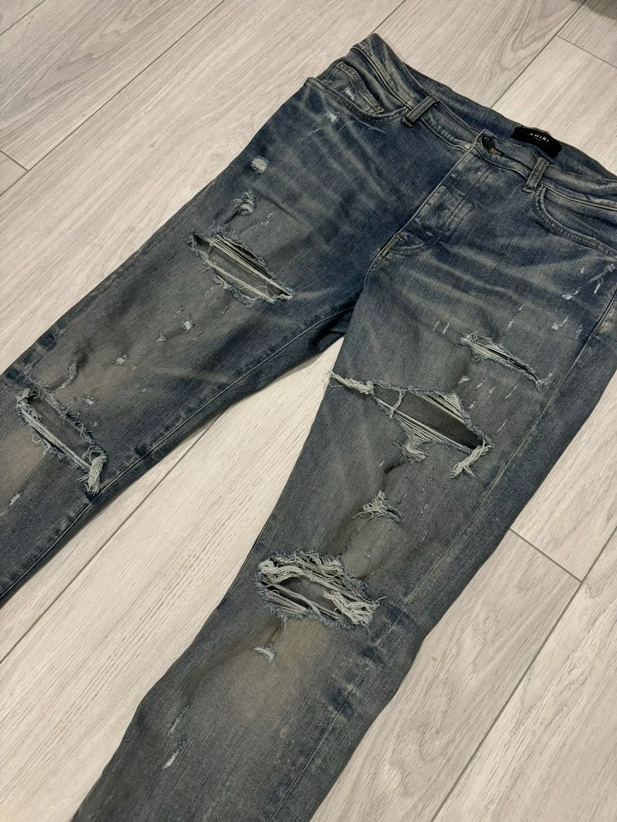 Amiri Casual Pants AMIRI jeans thrasher Blue