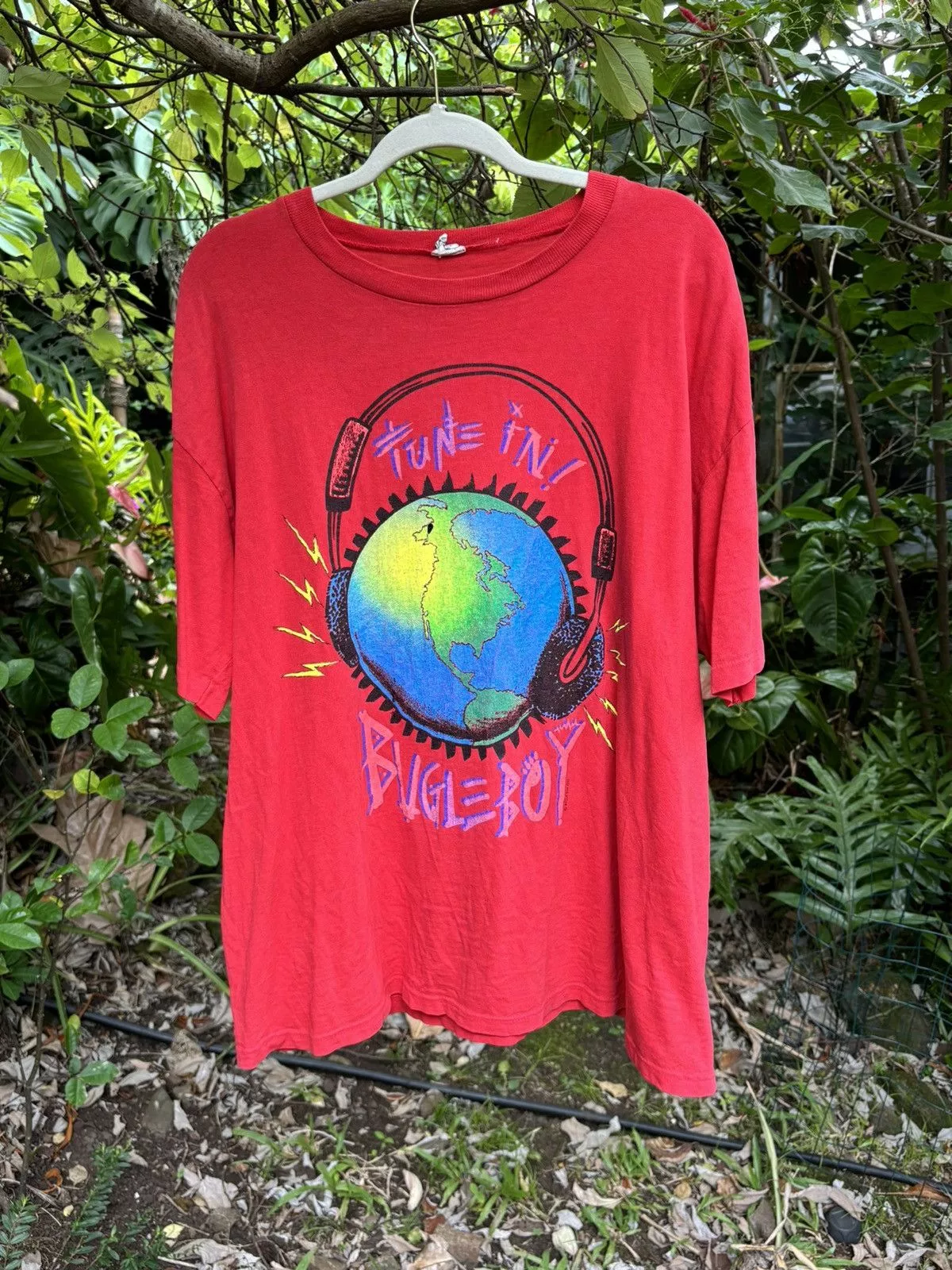 Bugle Boy Short Sleeve T Shirts Vintage Bugle Boy Tee Red