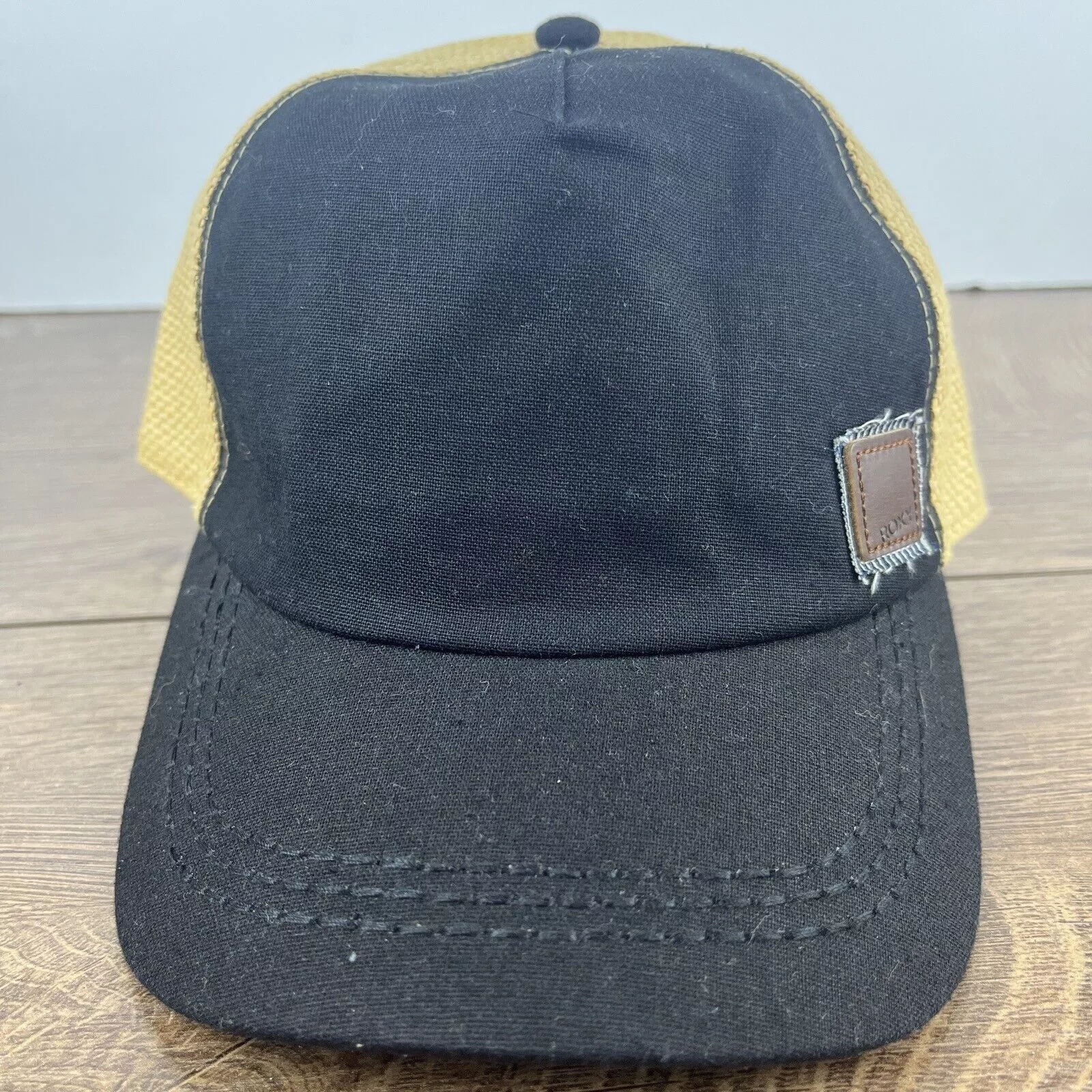 Other Hats Other Roxy Black Hat Adjustable Adult Size Black Hat Cap