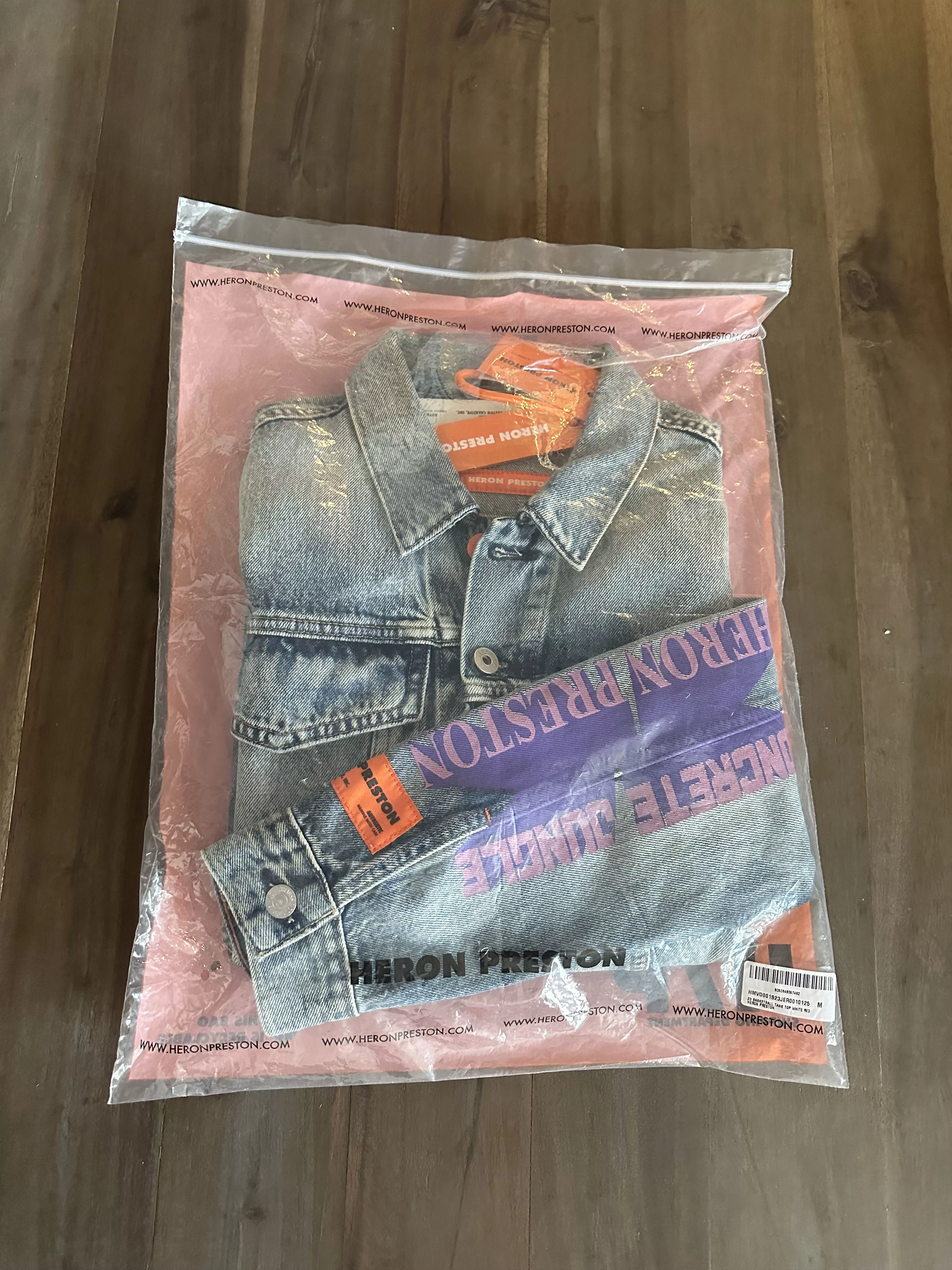 Heron Preston Denim Jackets Heron Preston × Levi's Heron Preston Denim Tracker Jacket Blue