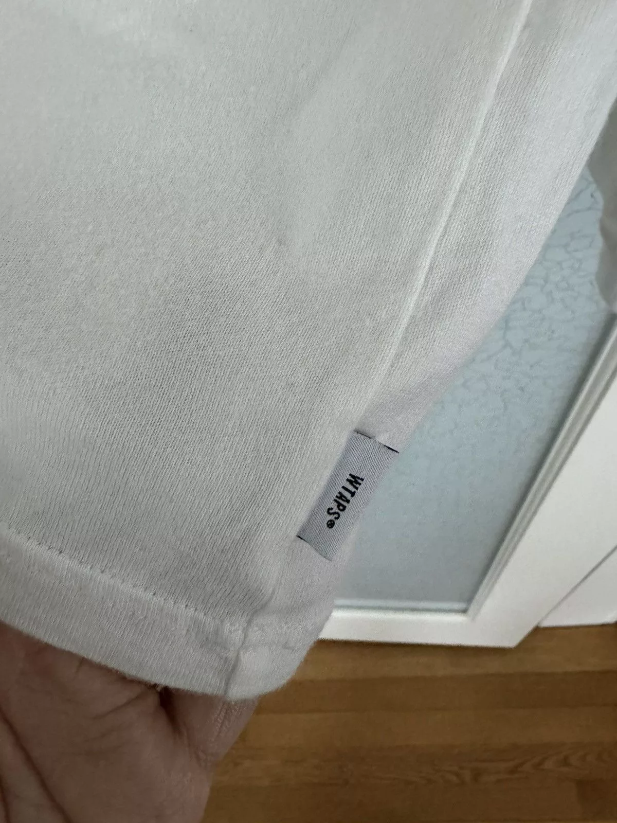Wtaps Long Sleeve T Shirts Wtaps repeat logo long-sleeve tshirt White