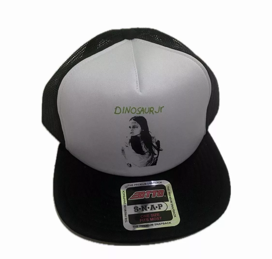 Band Tees Hats Band Tees × Vintage Dinosaur Jr Green Mind Trucker Hat Black